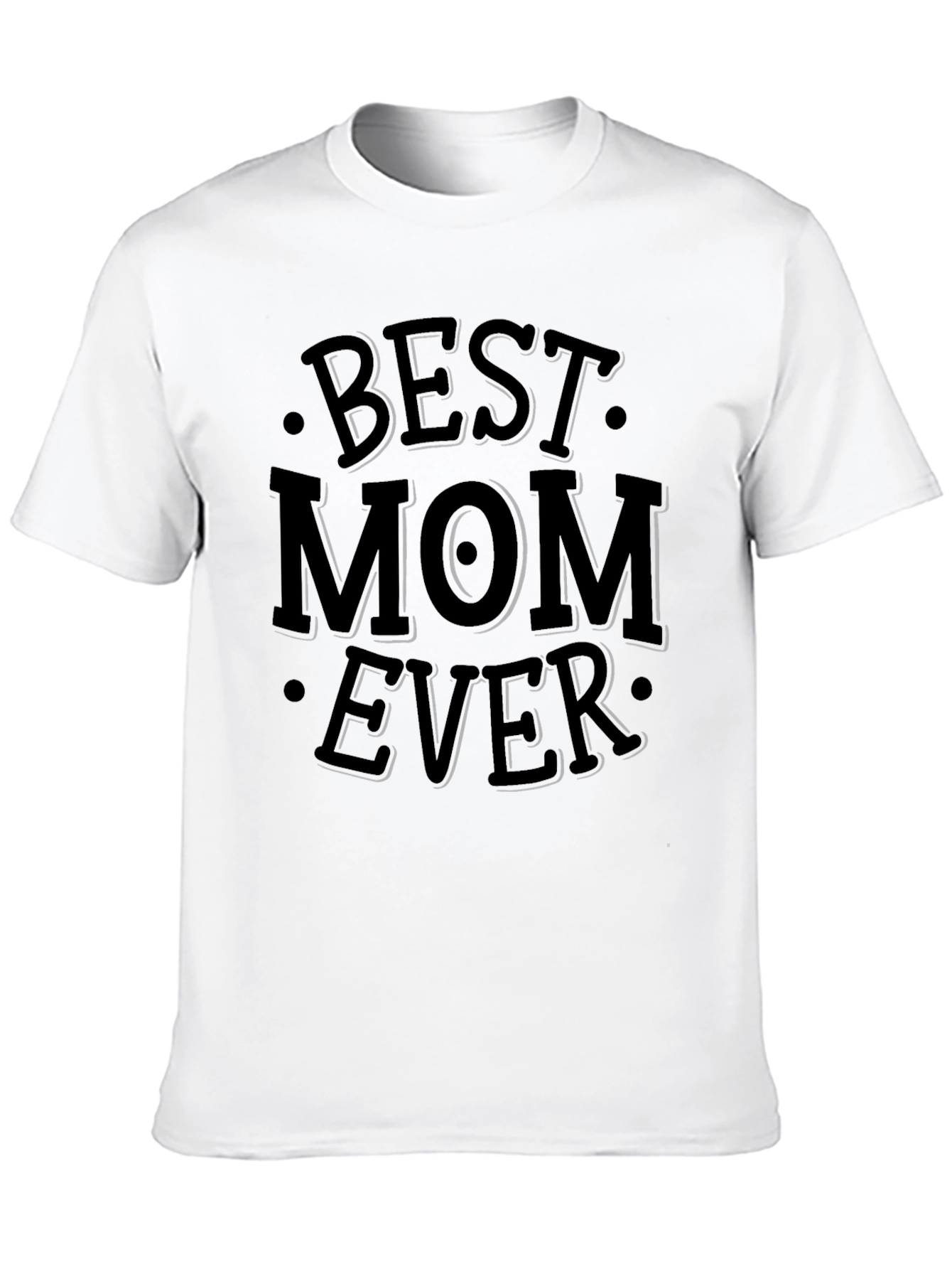 Black Best Mom Ever Graphic T-Shirt view 10