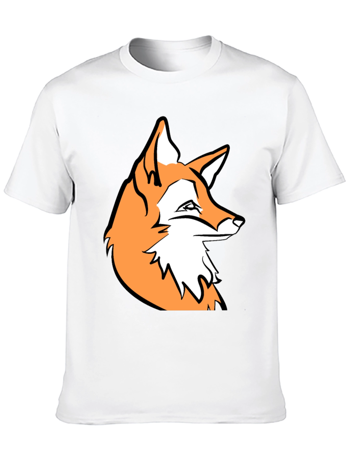 Black Fox Graphic Black T-Shirt - Stylish Casual Wear view 10