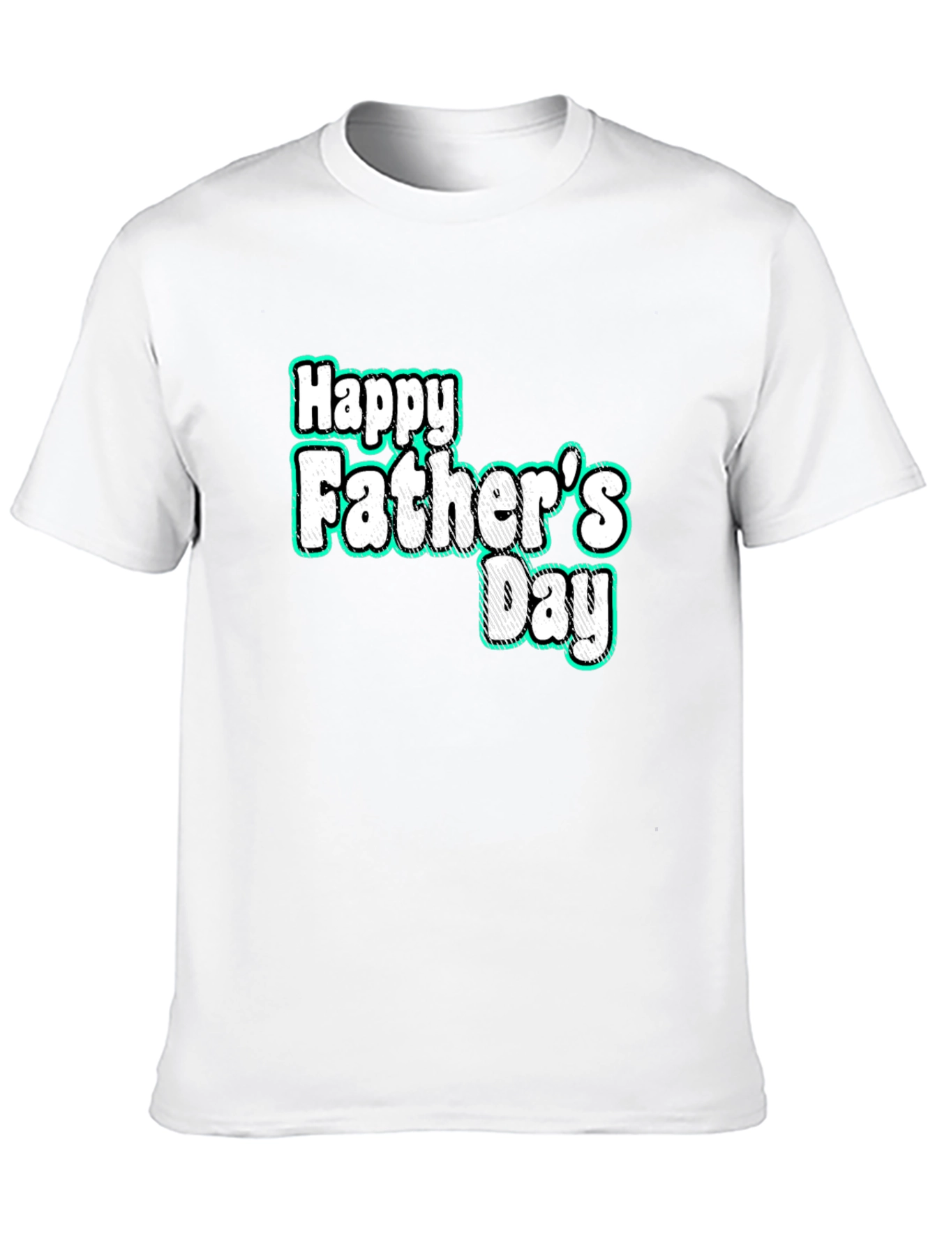 Black Happy Father's Day Black T-Shirt view 10