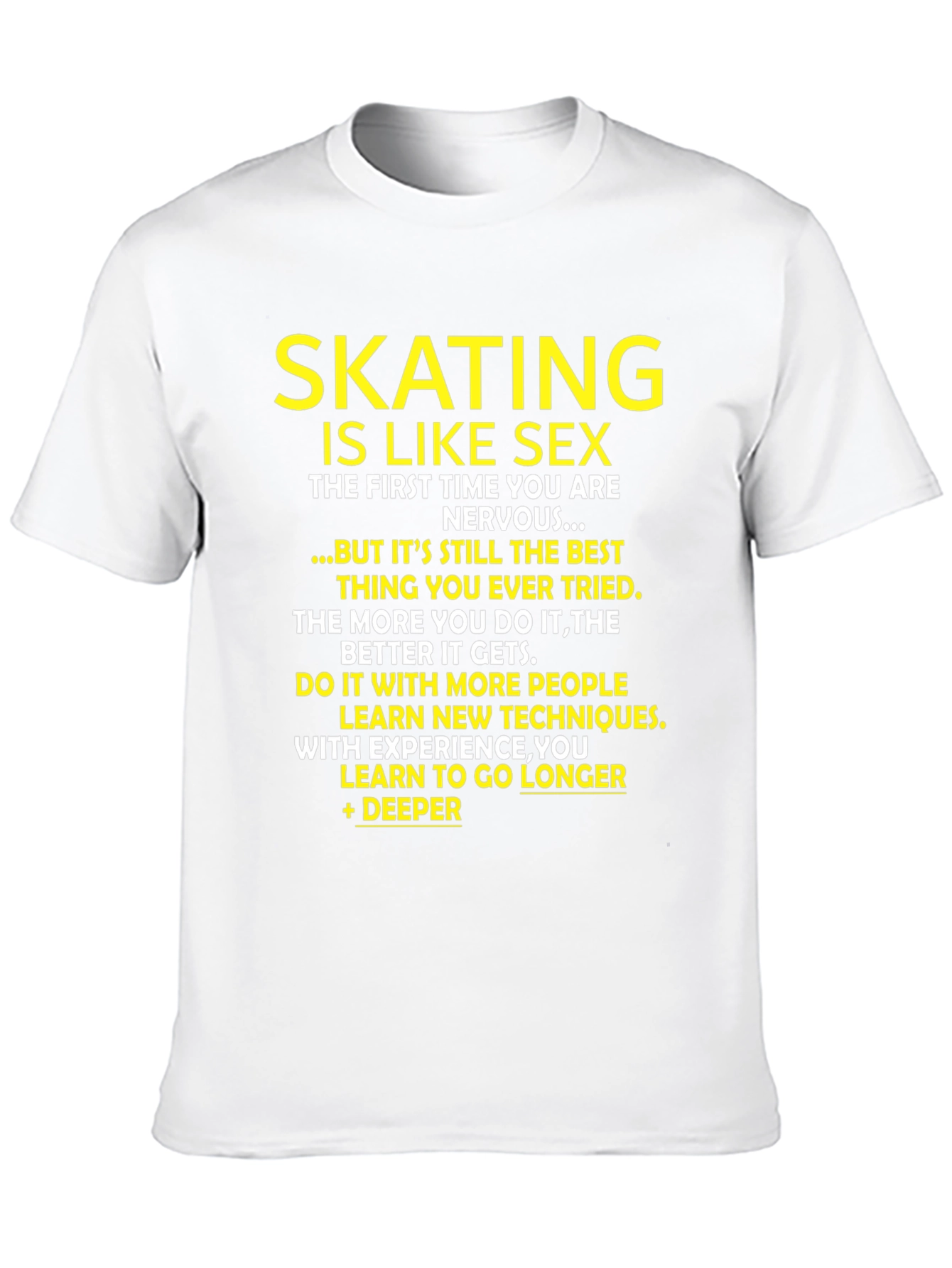 Black Skating is Like Sex Graphic T-Shirt view 10