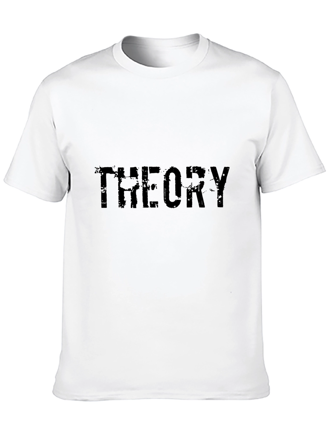 Black Theory Graphic Print Men's Black T-Shirt view 10