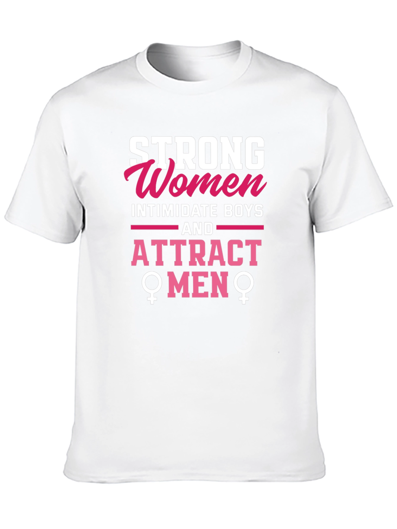 Black Strong Women Attract Men Graphic Tee view 10