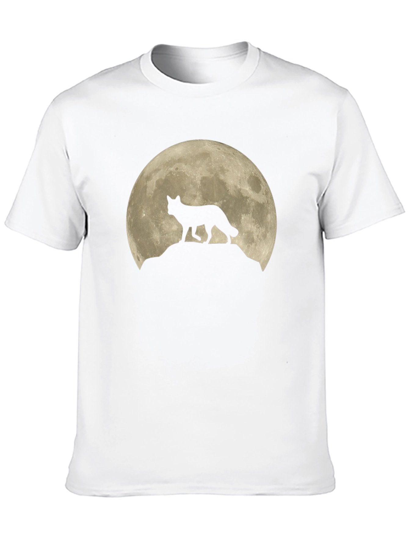 Black Wolf Moon Graphic T-Shirt - Black view 10