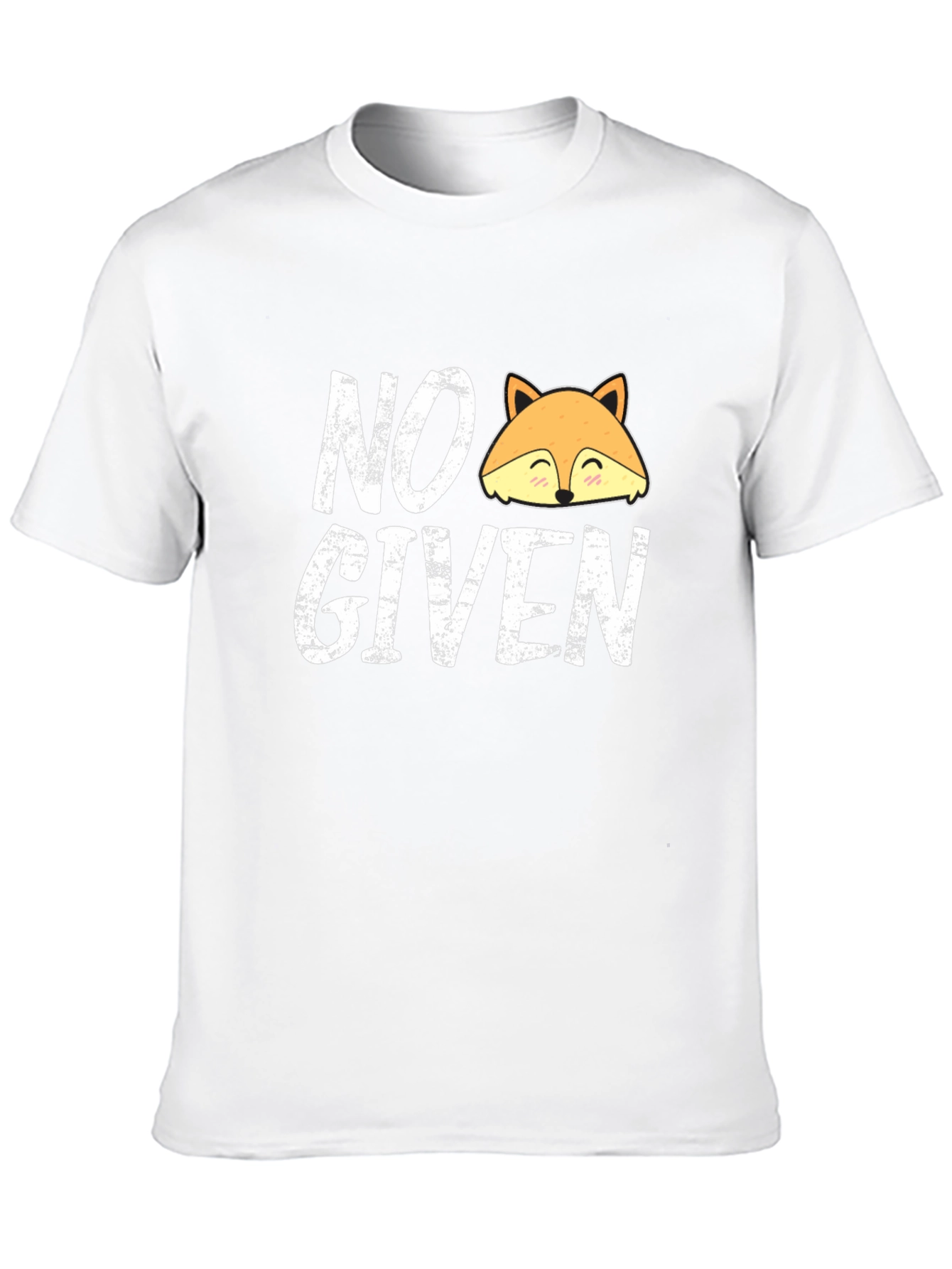 Black No Fox Given Graphic Tee - Funny Animal Pun Shirt view 10