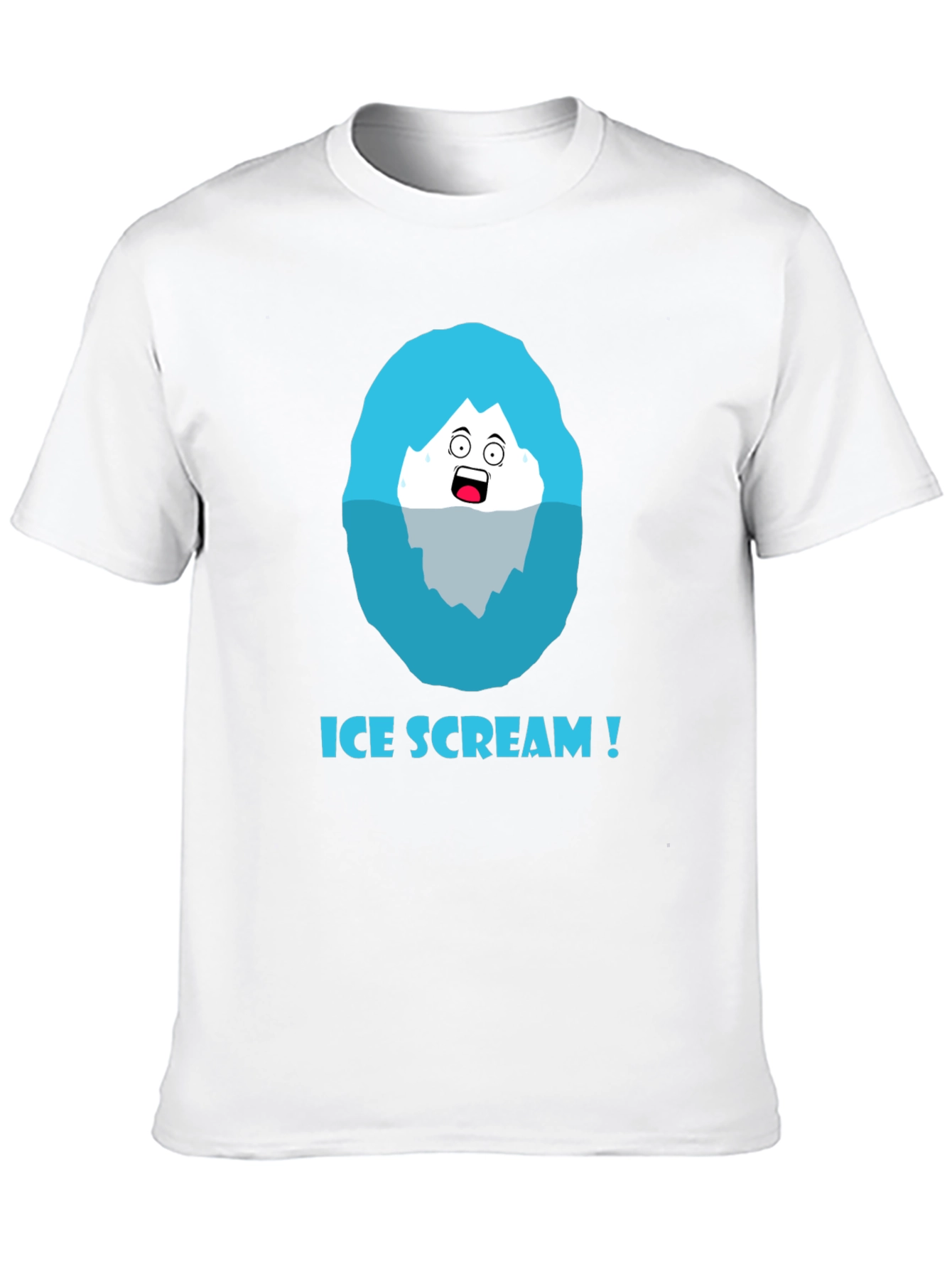 Black Ice Scream T-Shirt - Funny Graphic Tee view 10