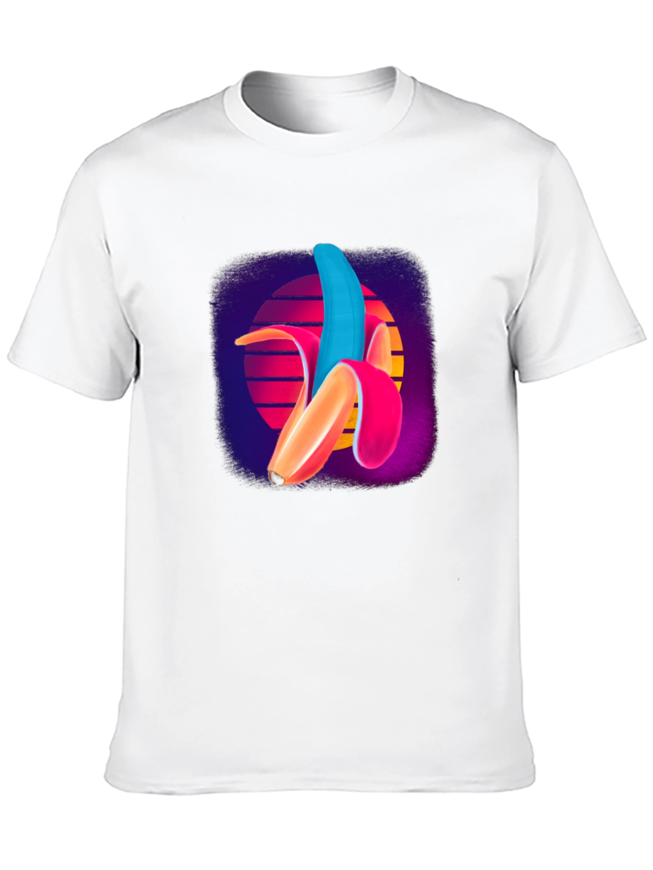 Black Retro Banana T-Shirt - Cool Graphic Tee view 10