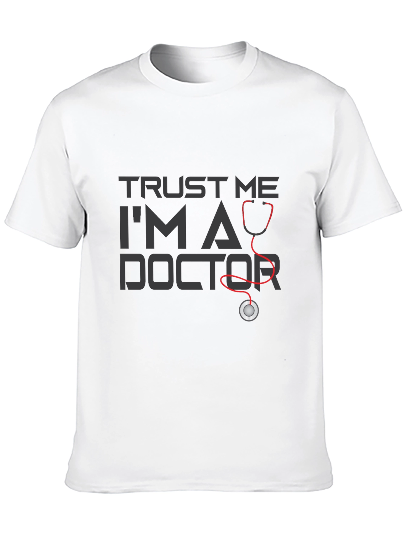 Black Trust Me I'm A Doctor T-Shirt view 10