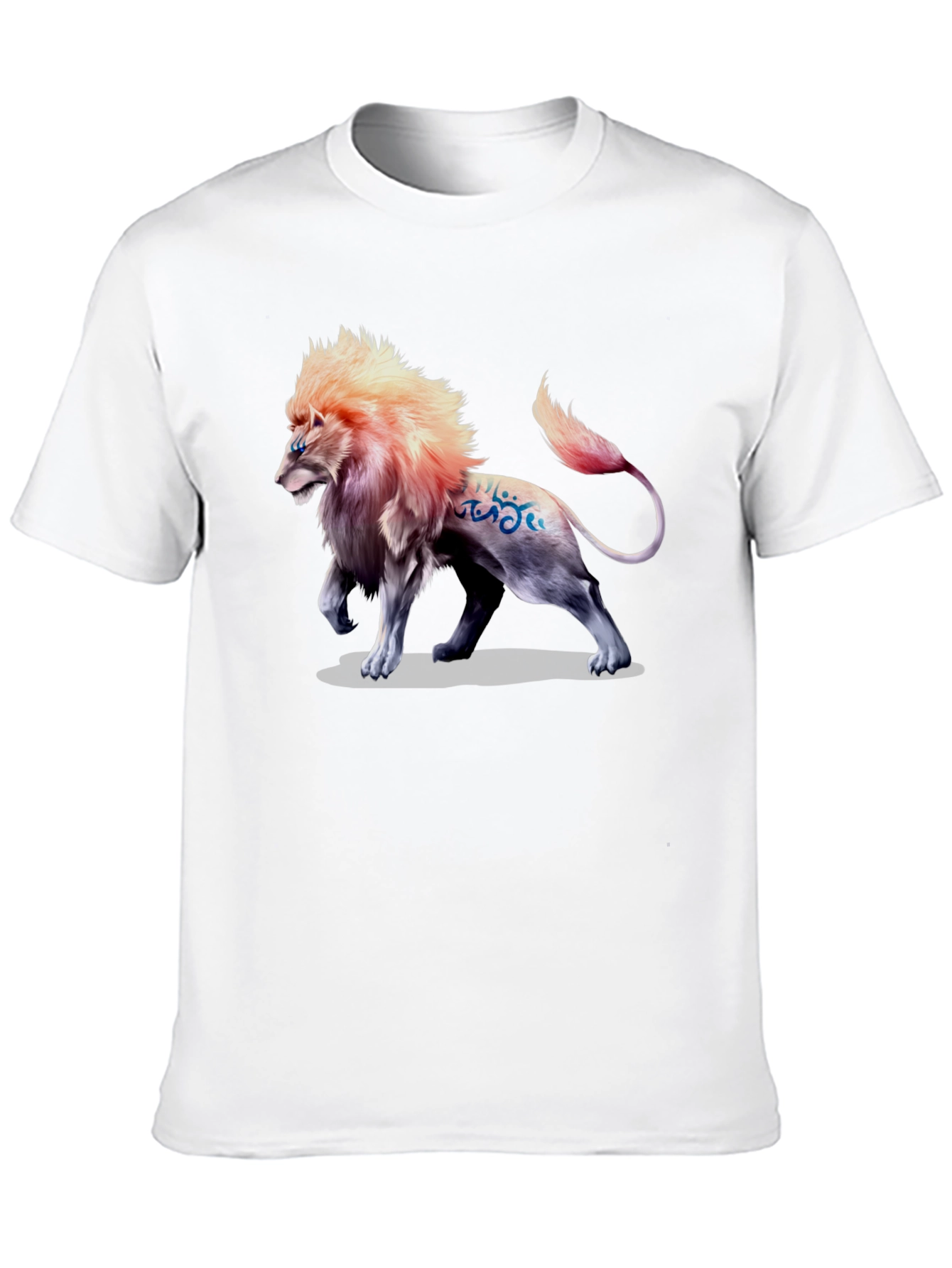 Black Lion Graphic Print T-Shirt - Bold Style view 10