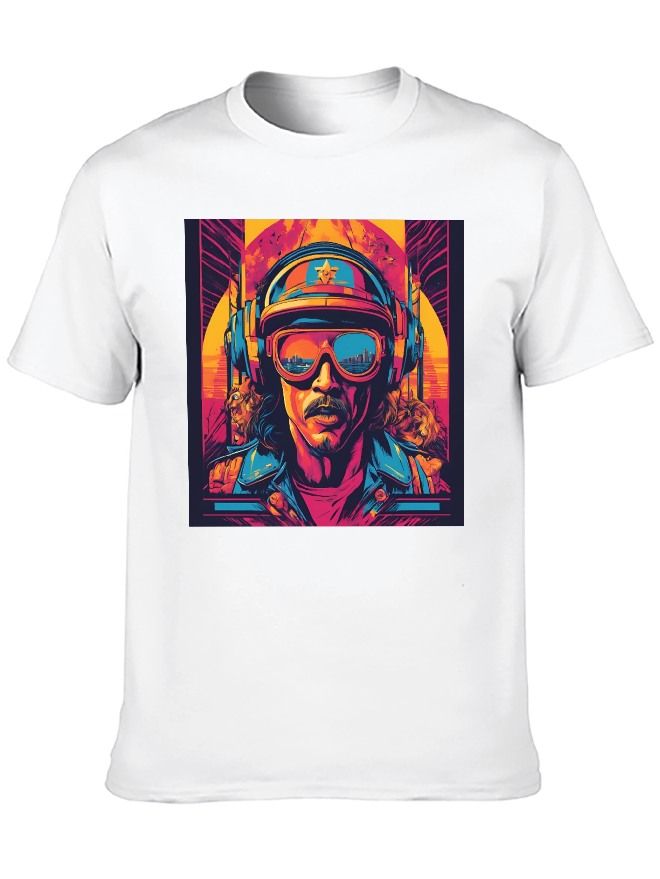 Black Retro Cool Graphic Tee view 10