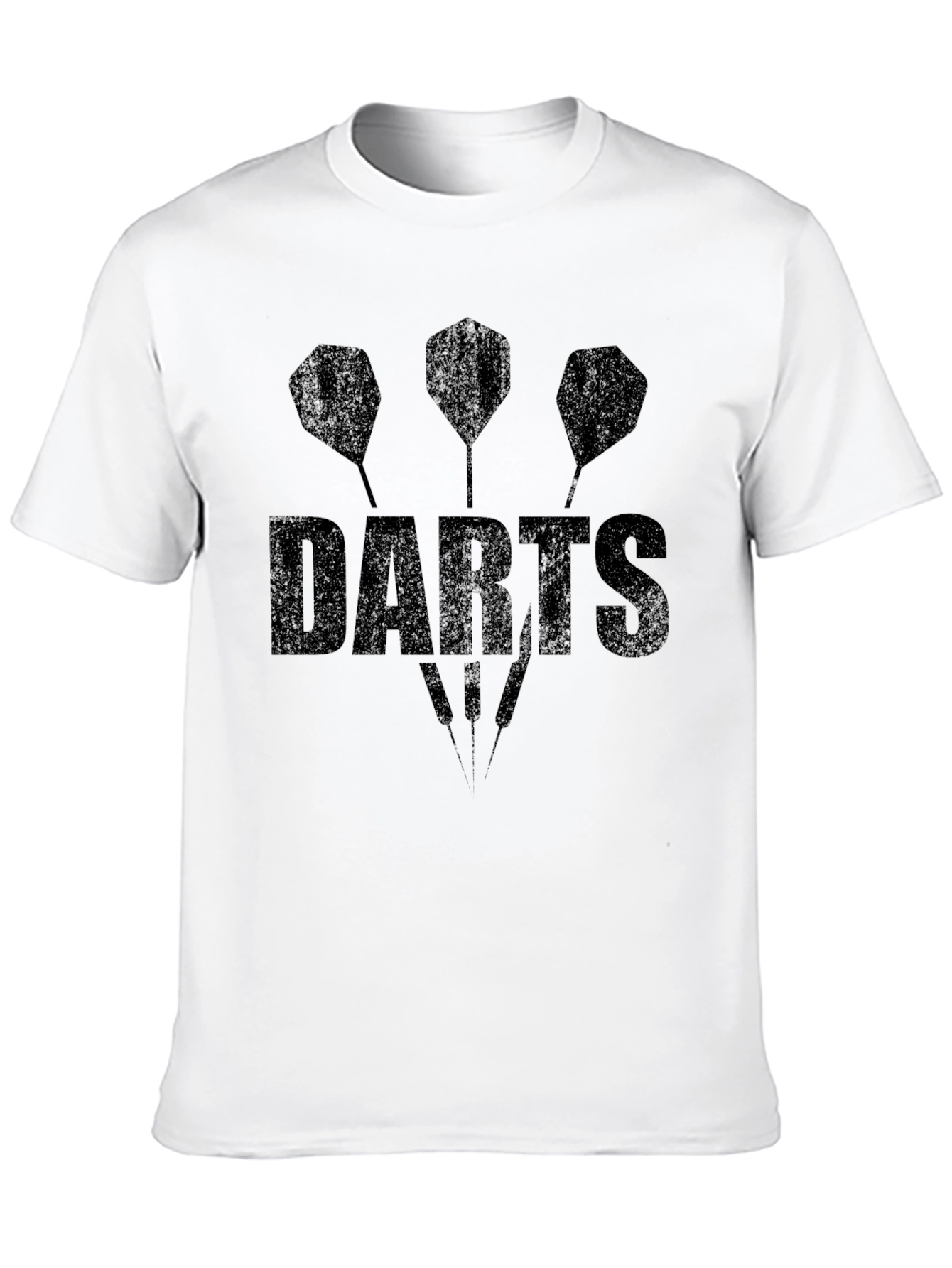 Black Darts Graphic Tee - Trendy Sport T-Shirt view 10