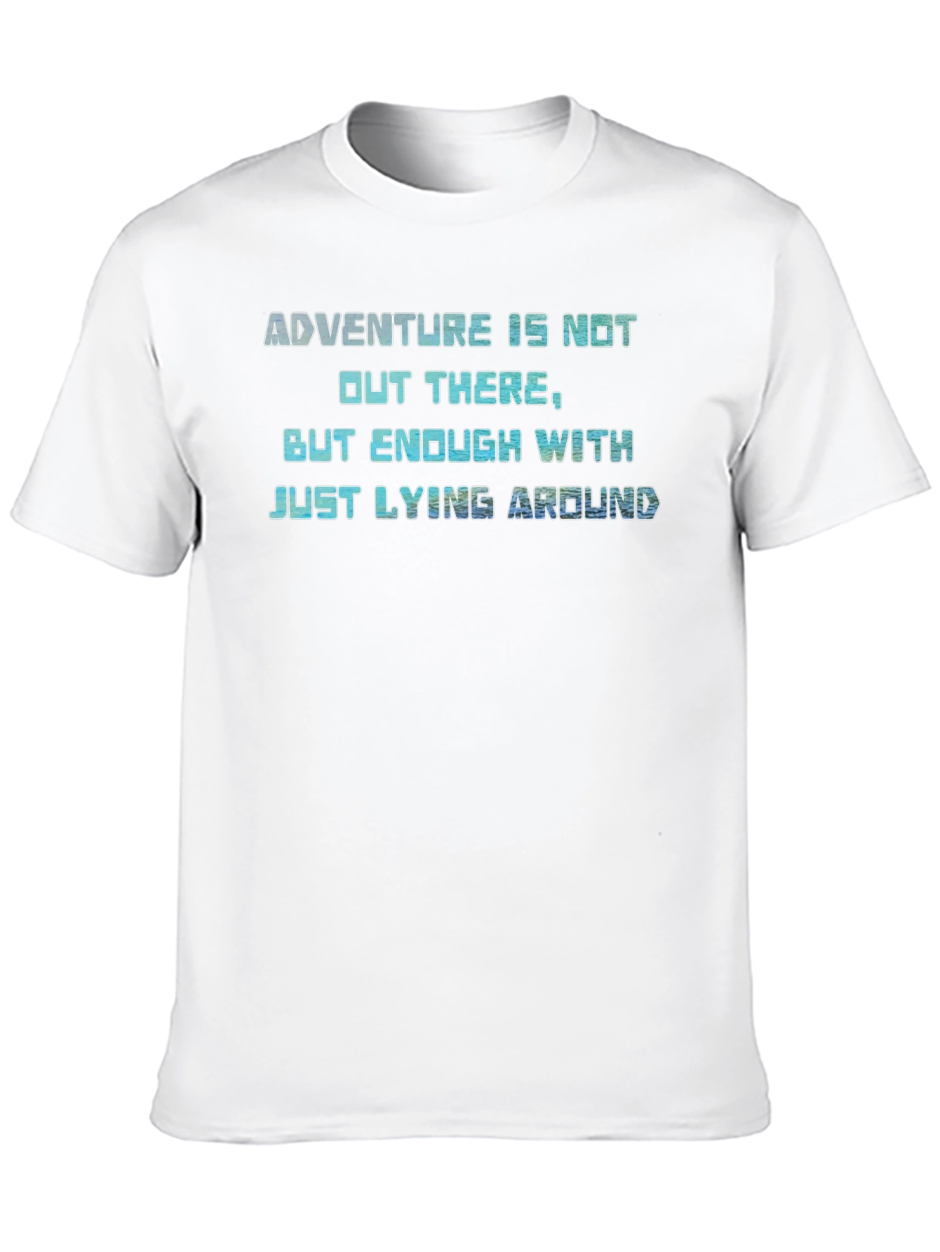 Black Adventure Awaits T-Shirt - Inspirational Tee view 10