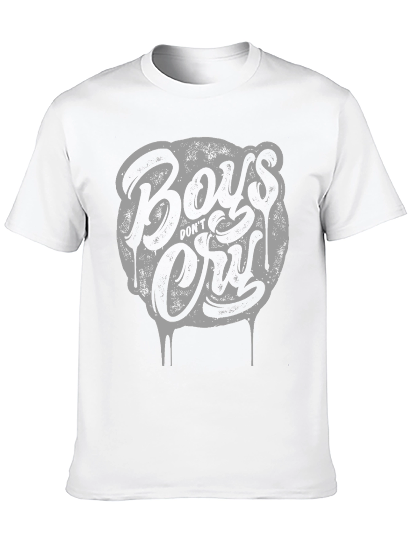 Black Boys Don't Cry Graphic Tee - Stylish Crew Neck T-Shirt view 10
