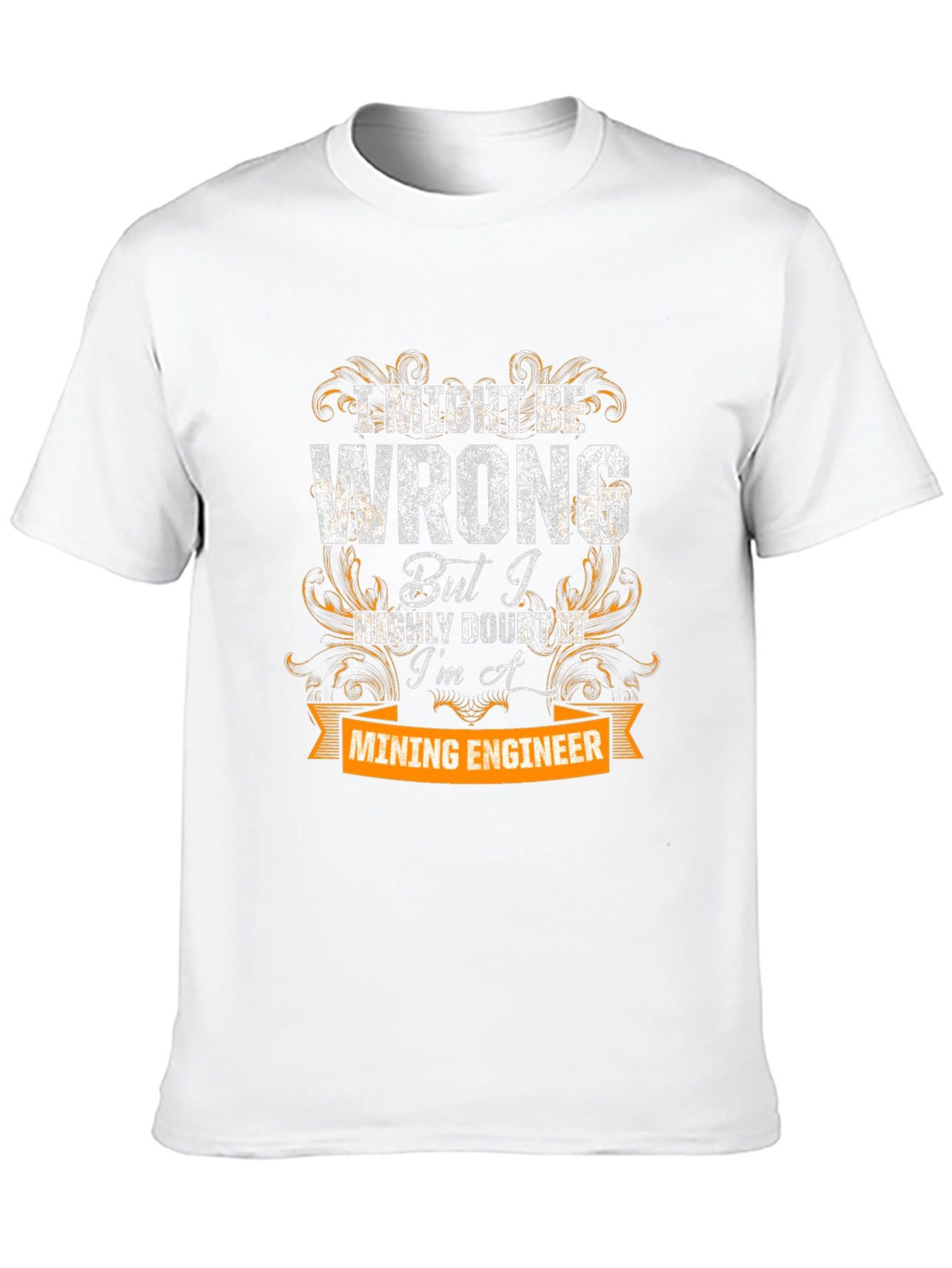 Black Mining Engineer T-Shirt view 10