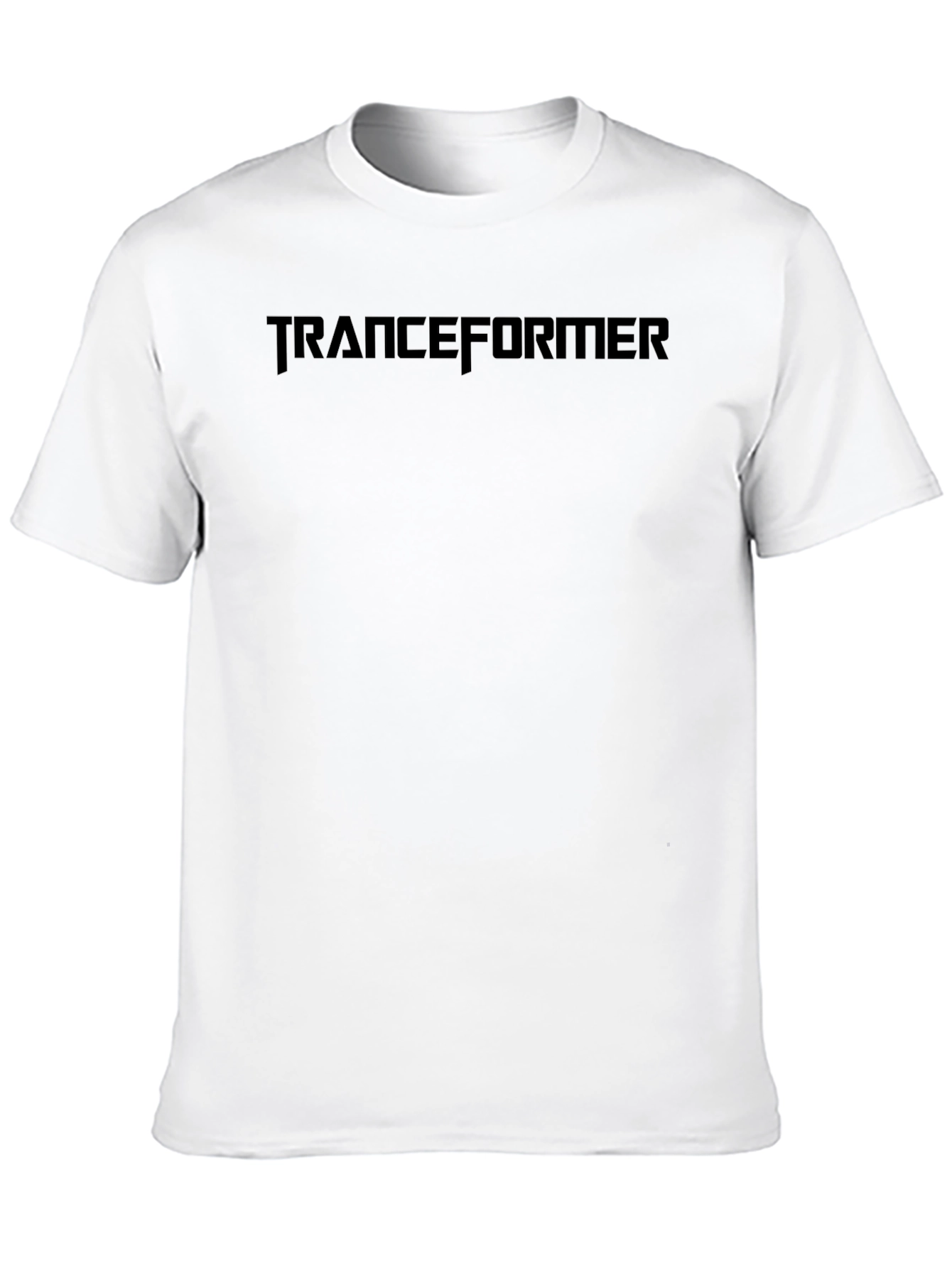 Black Tranceformer Black Crew Neck T-Shirt view 10