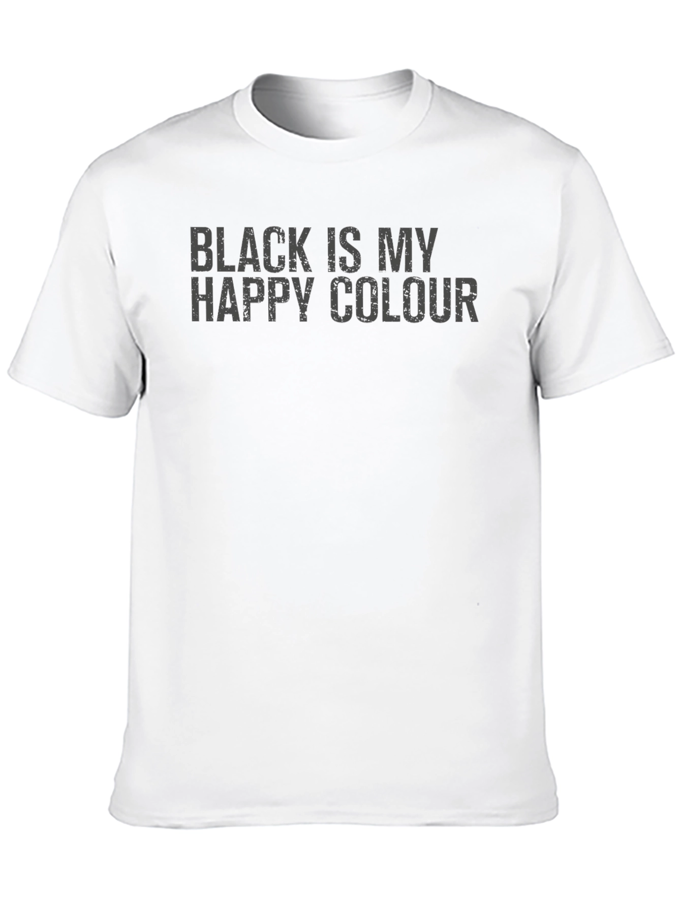 Black Black is My Happy Colour T-Shirt view 10