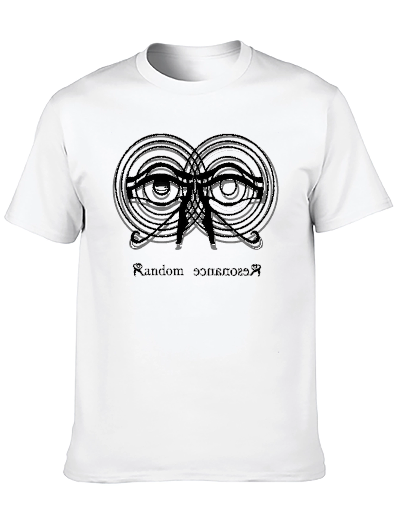 Black Random Resonance Graphic T-Shirt - Black view 10