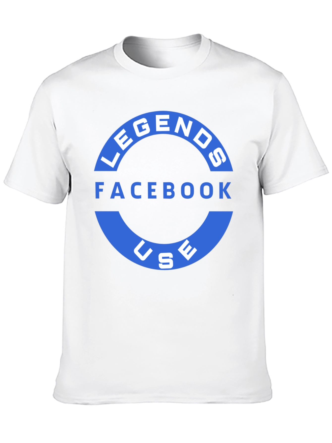Black Legends Facebook Use T-Shirt - Black view 10