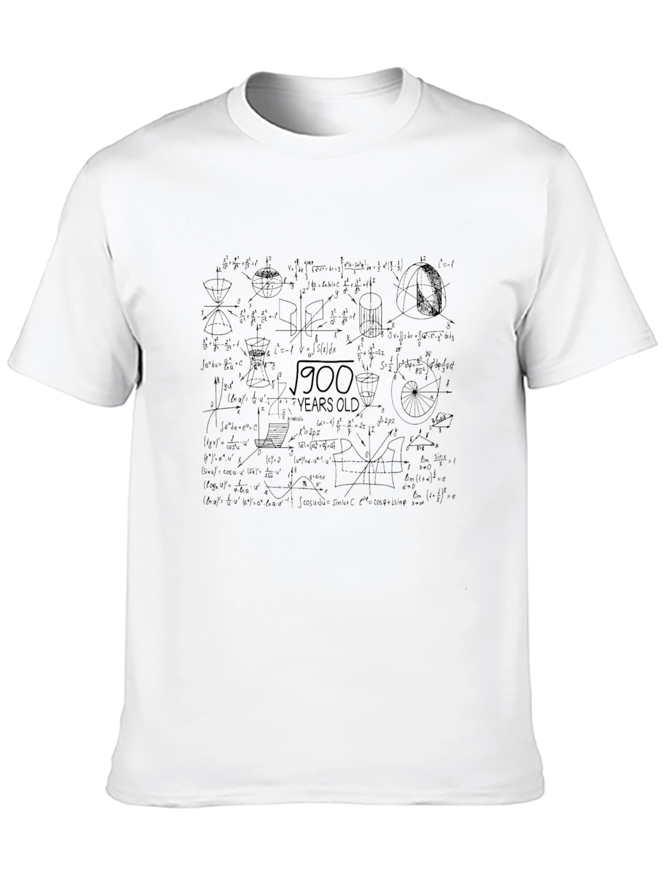 Black Funny Math 30th Birthday T-Shirt view 10