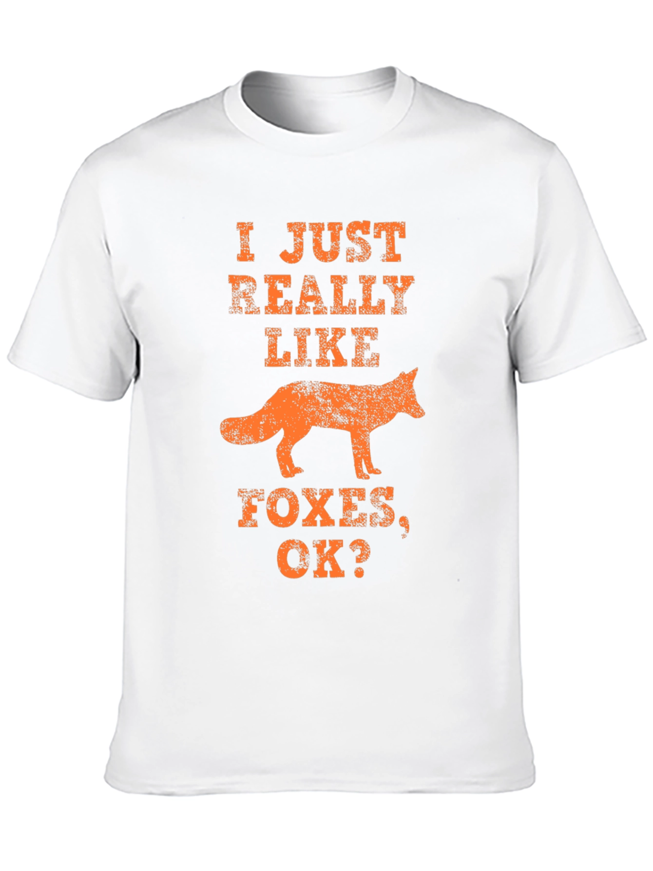 Black Fox Lover T-Shirt: I Just Really Like Foxes, Ok? view 10