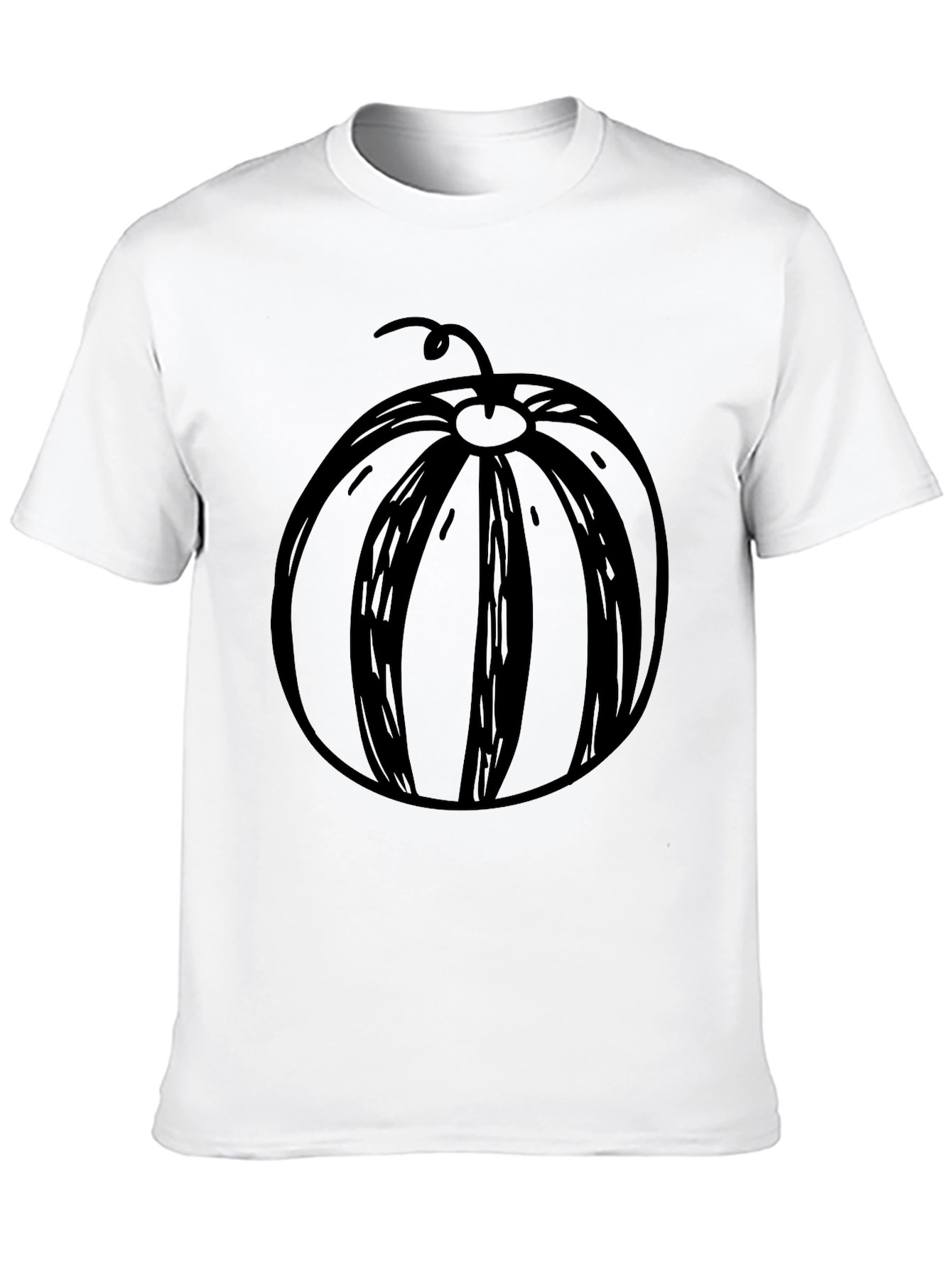 Black Whimsical Watermelon Graphic T-Shirt - Casual Cool view 10