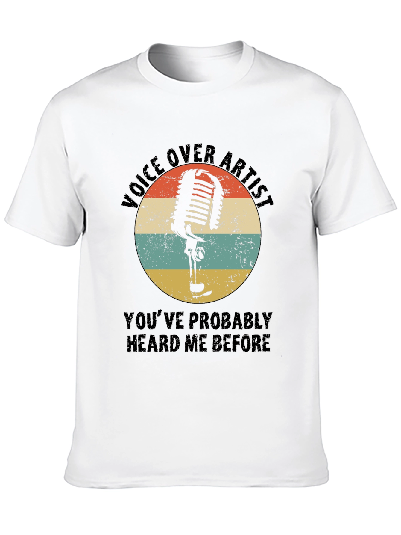 Voice Over Artist Retro T-Shirt - 10