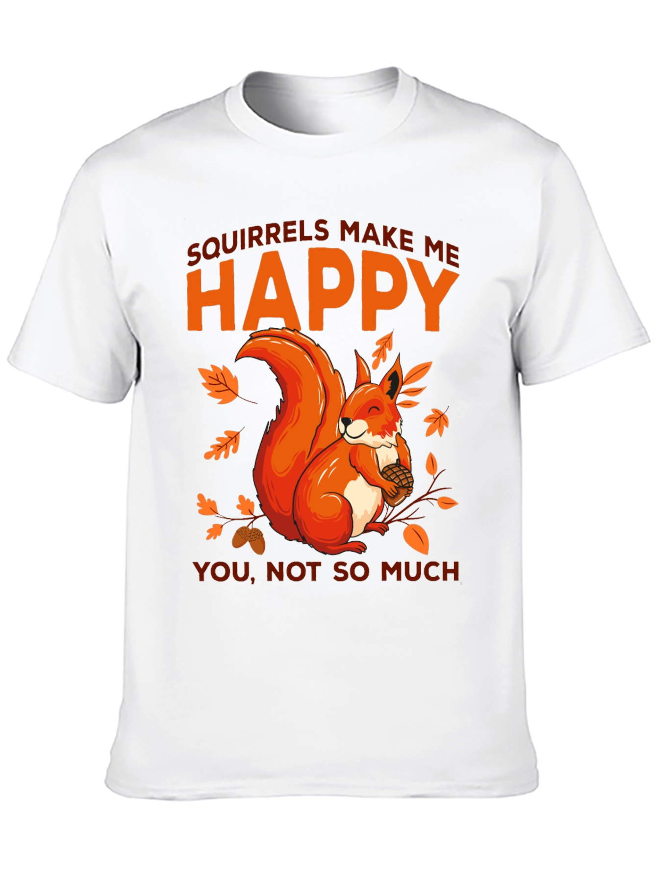 Black Squirrels Make Me Happy Graphic T-Shirt view 10