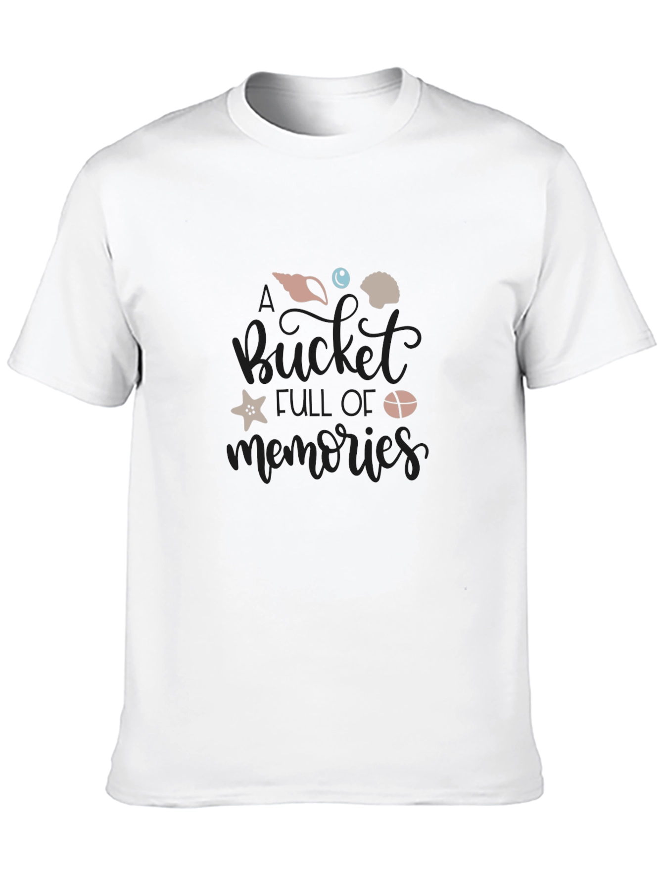 Black Bucket Full of Memories Graphic Tee - Black Cotton Shirt view 10