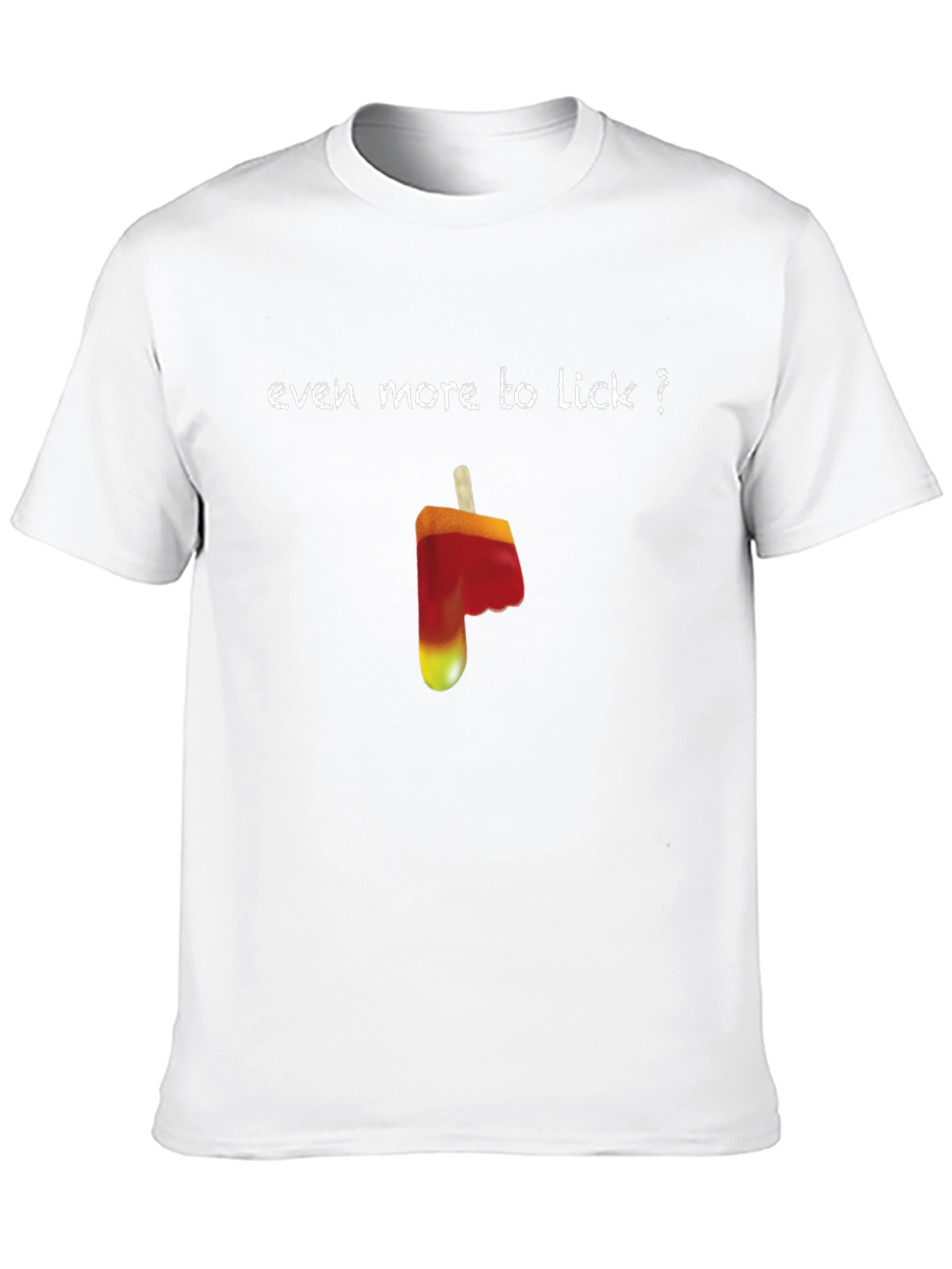 Black Even More to Lick T-Shirt - Novelty Ice Pop Design view 10