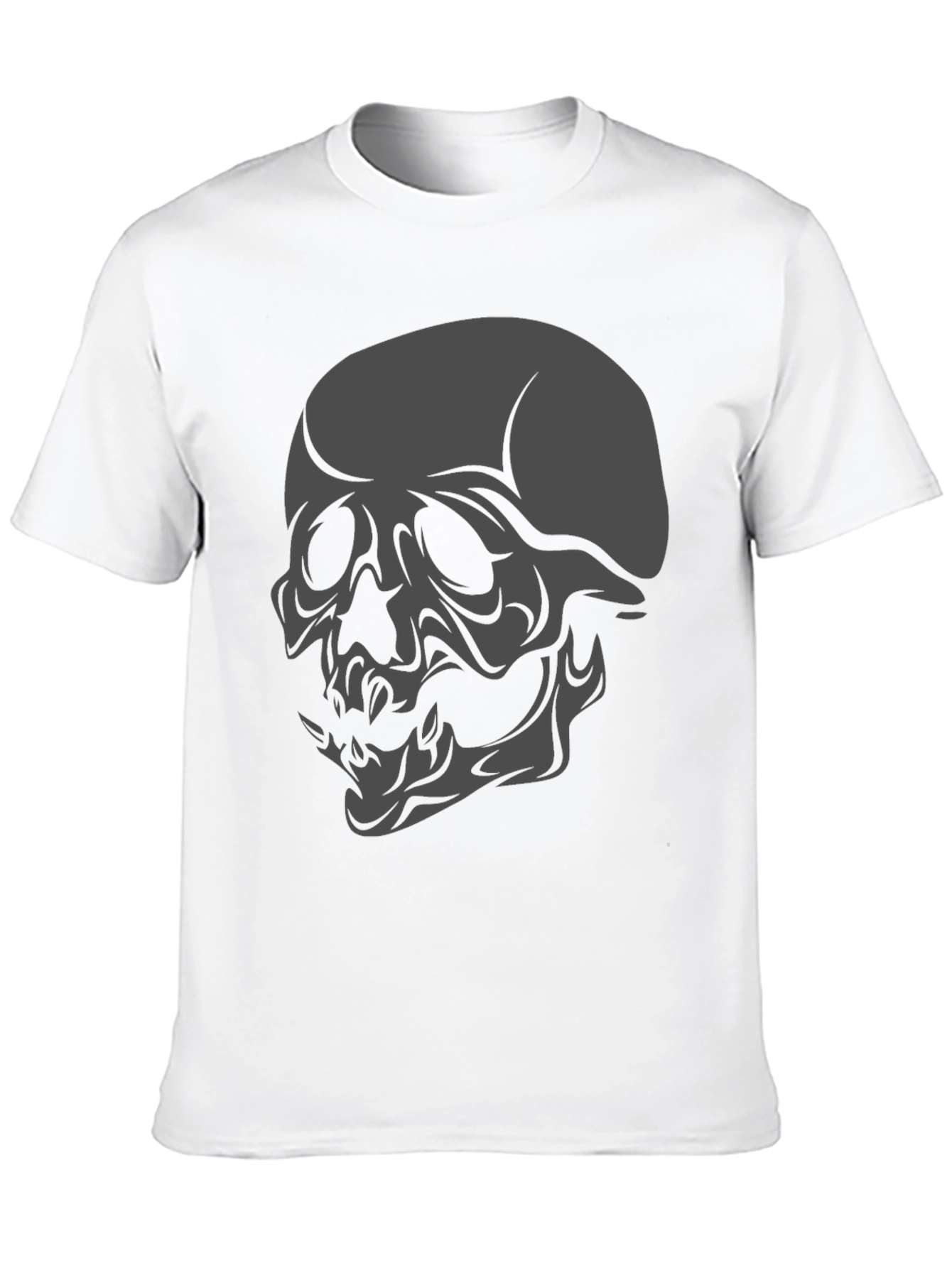 Black Skull Graphic Black T-Shirt view 10