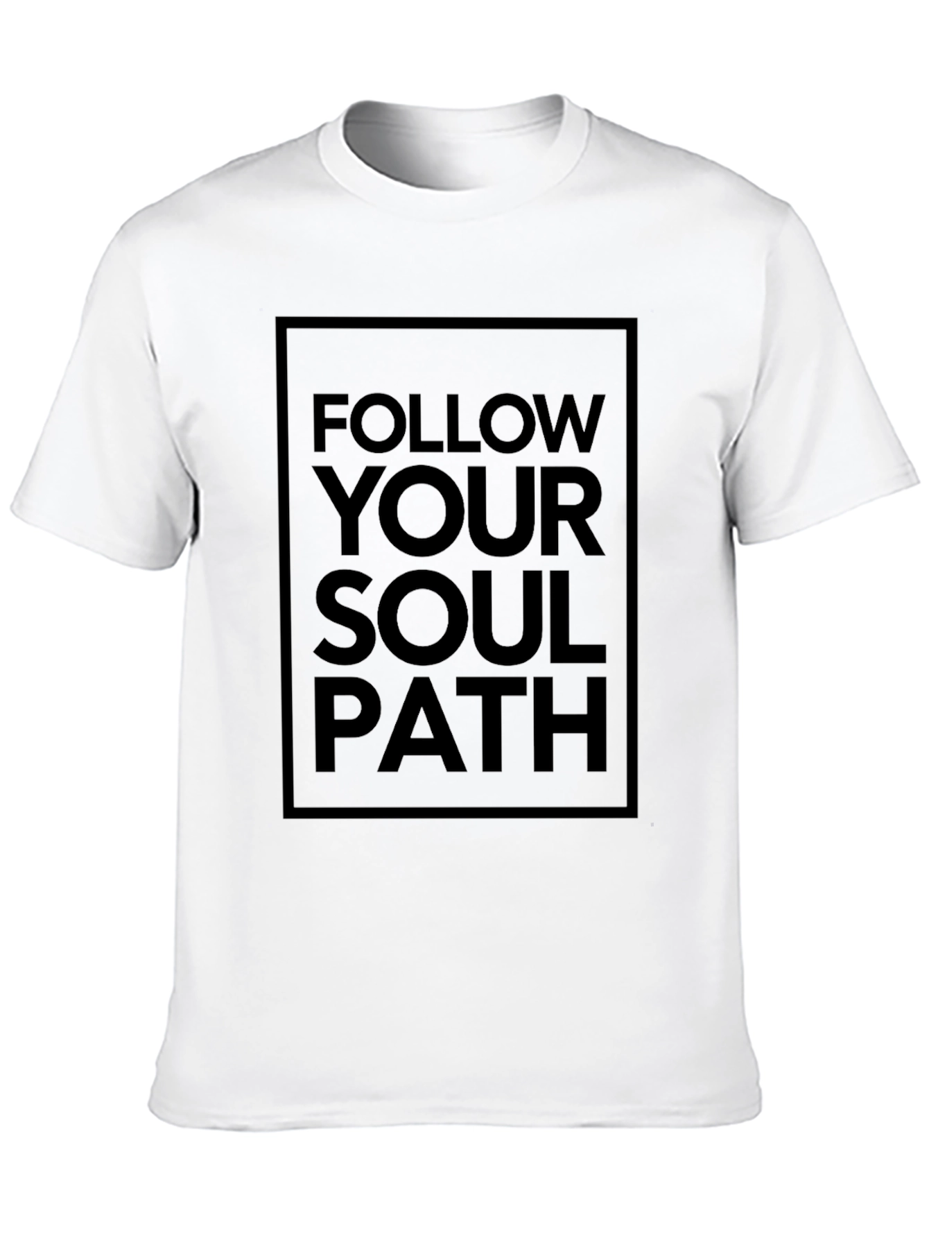 Black Follow Your Soul Path Graphic Tee - Black T-Shirt view 10