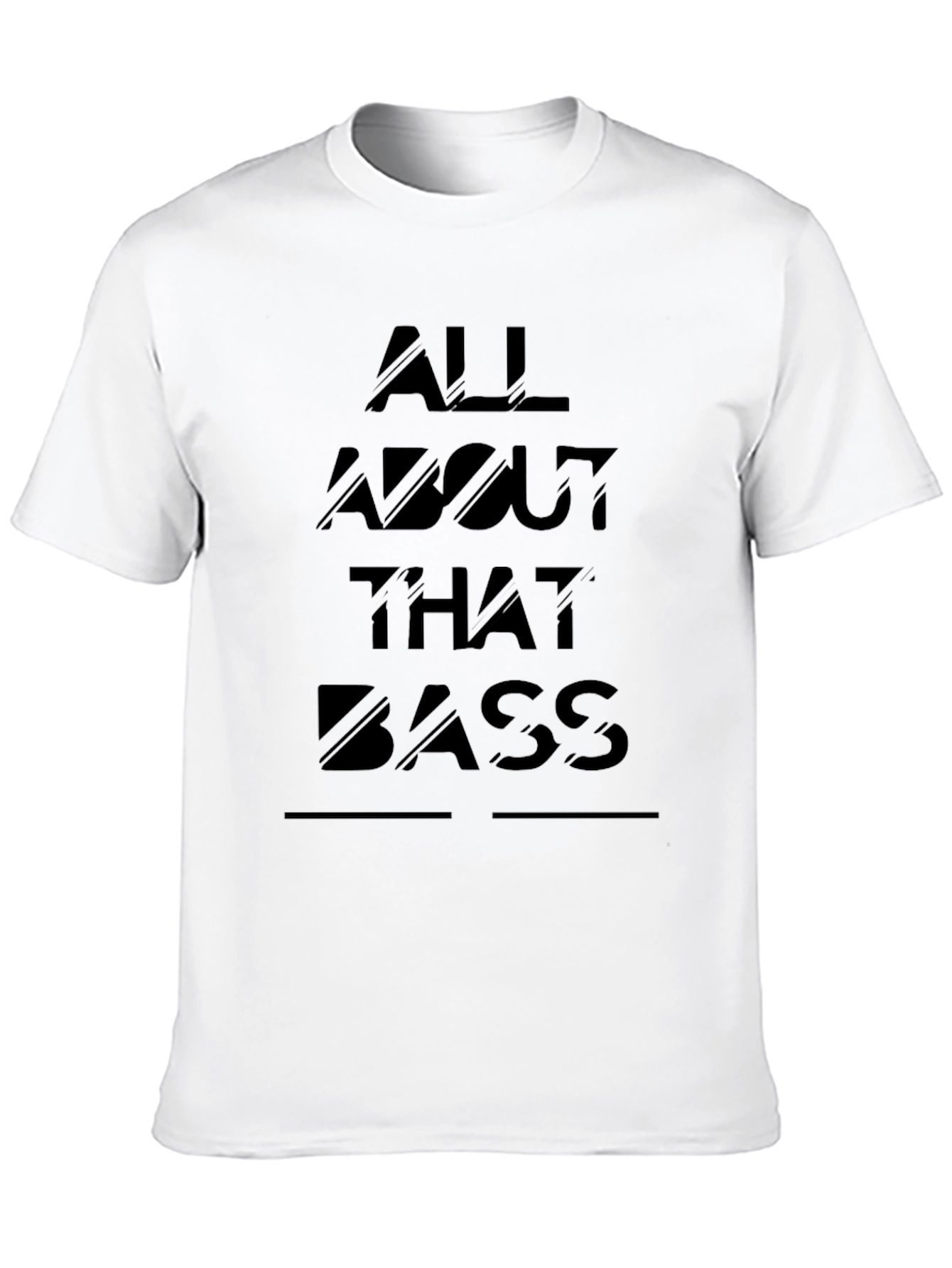 Black All About That Bass Graphic T-Shirt - Black view 10