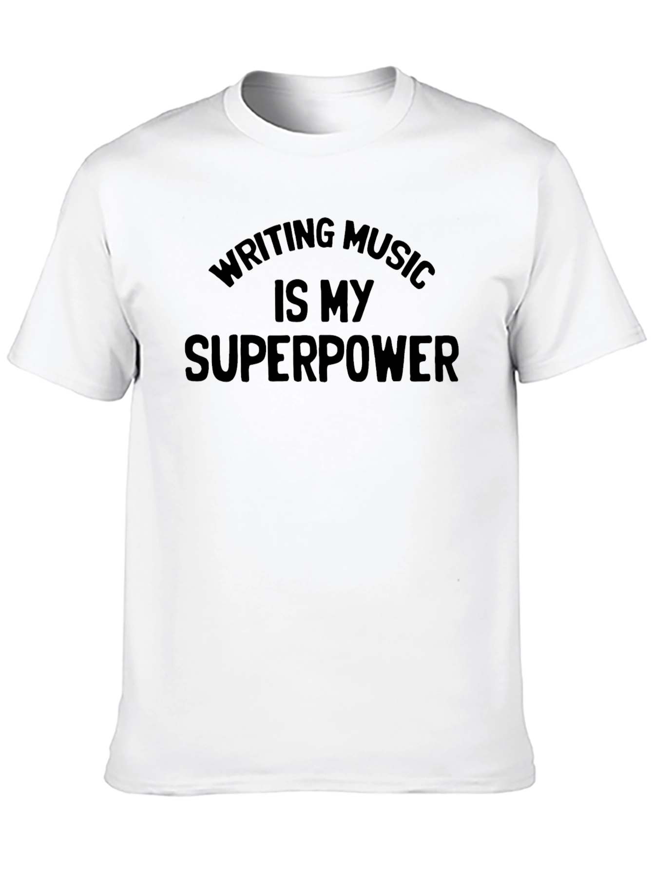 Black Music Writing Superpower T-Shirt view 10