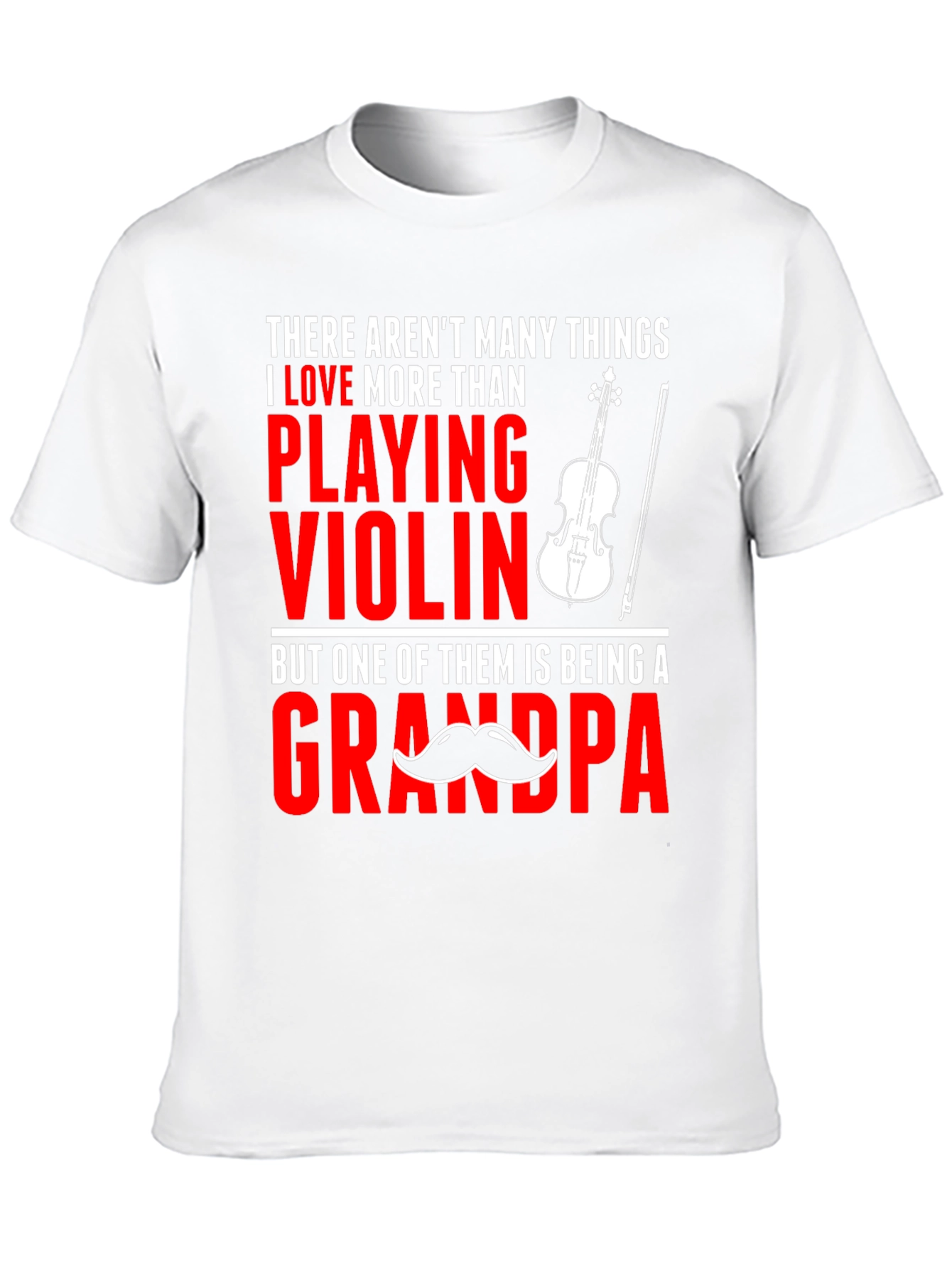 Black Violin Grandpa T-Shirt: Love Playing Grandpa Tee view 10