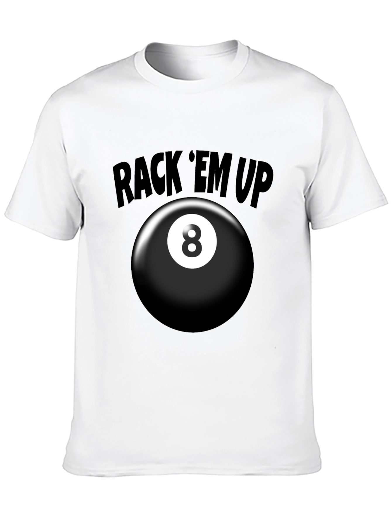 Rack 'Em Up 8 Ball Graphic T-Shirt - 10