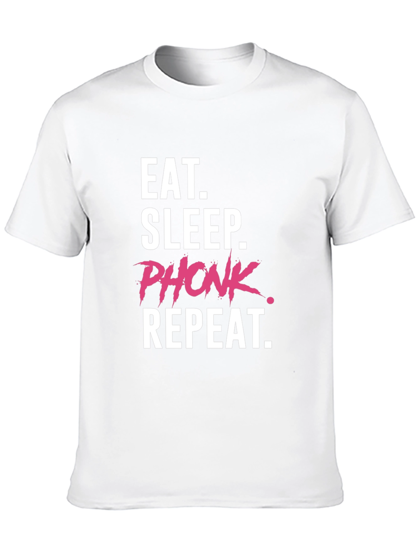Eat Sleep Phonk Repeat Black T-Shirt - 10