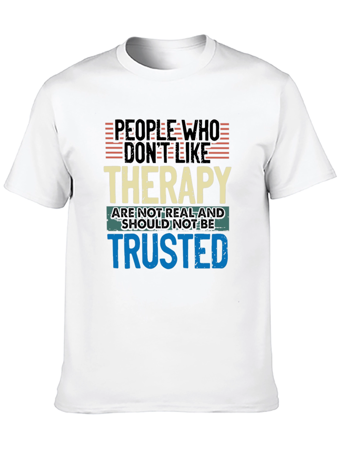 Black Therapy Humor Graphic Tee view 10