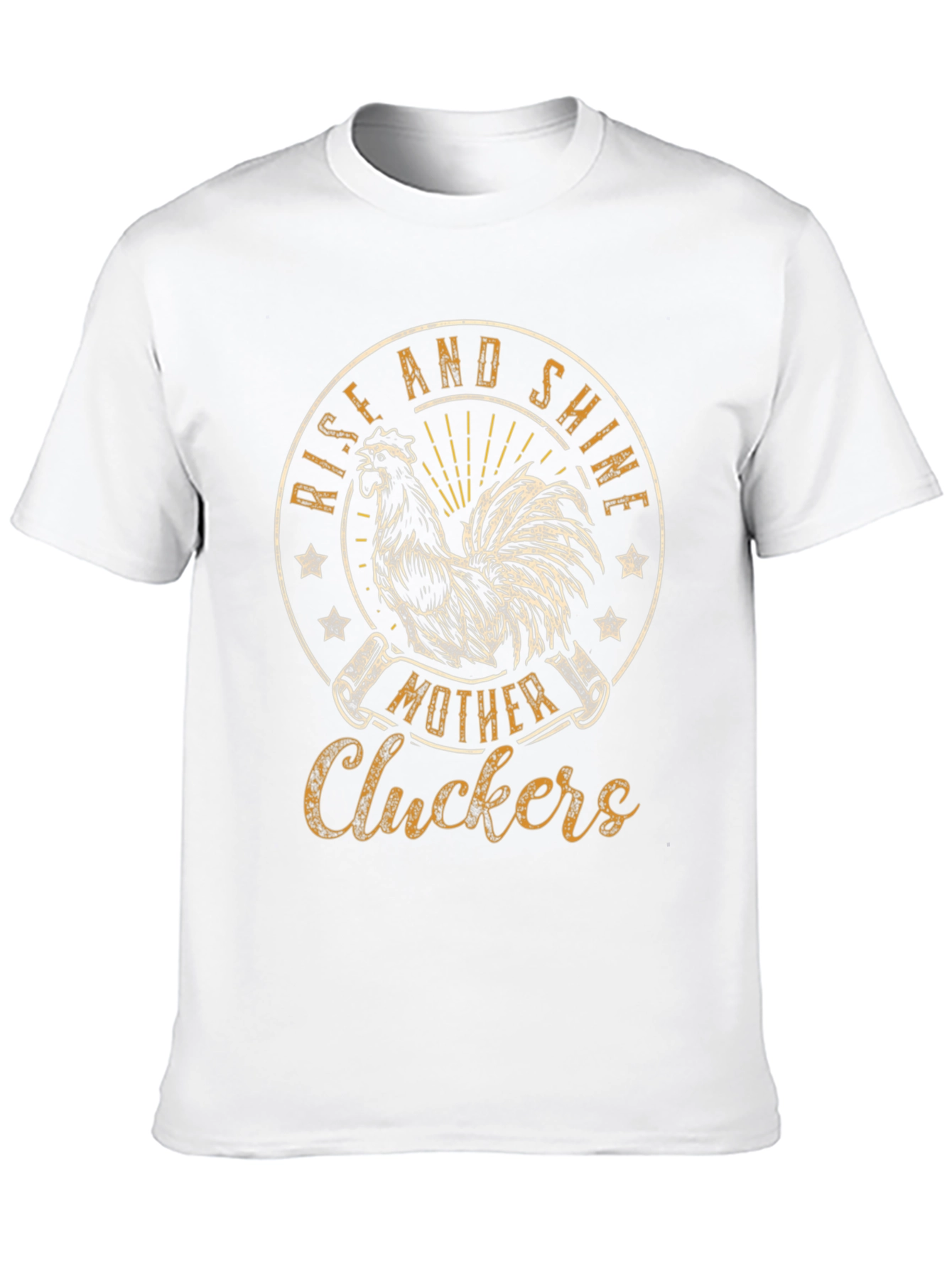 Black Rise and Shine T-Shirt - Mother Cluckers Rooster Tee view 10