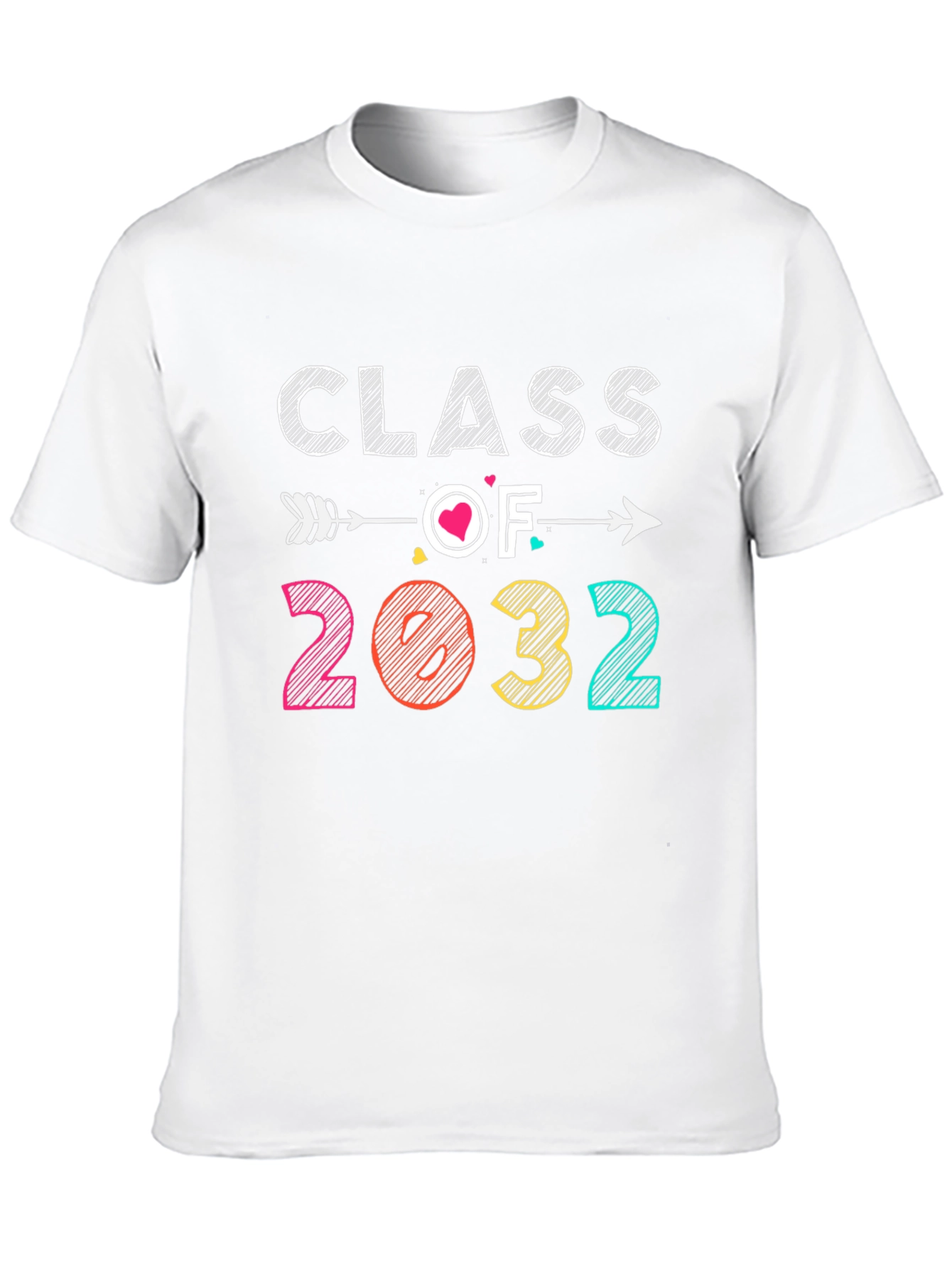 Black Class of 2032 Graduation T-Shirt view 10