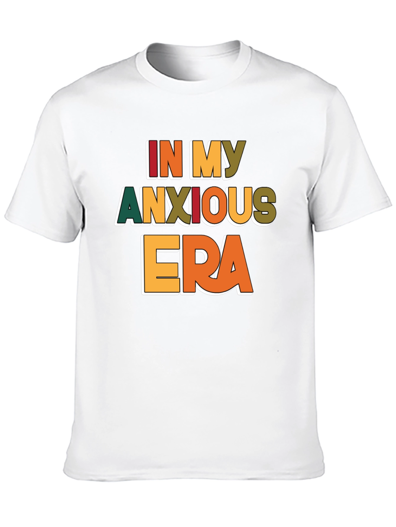 Black In My Anxious Era T-Shirt - Trendy Graphic Tee view 10