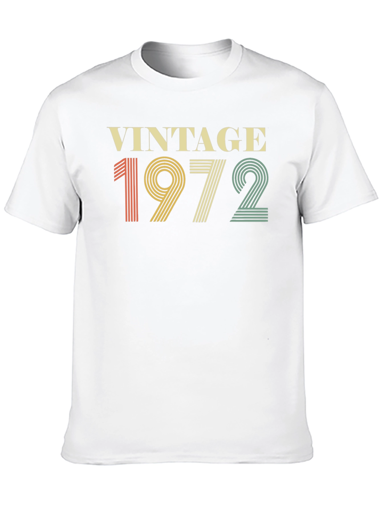 Black Vintage 1972 Birthday T-Shirt view 10