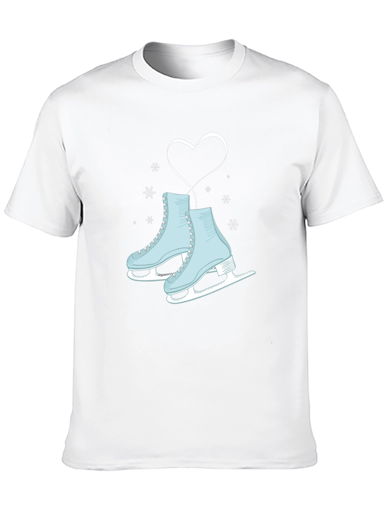 Black Ice Skating Lover Graphic Tee view 10