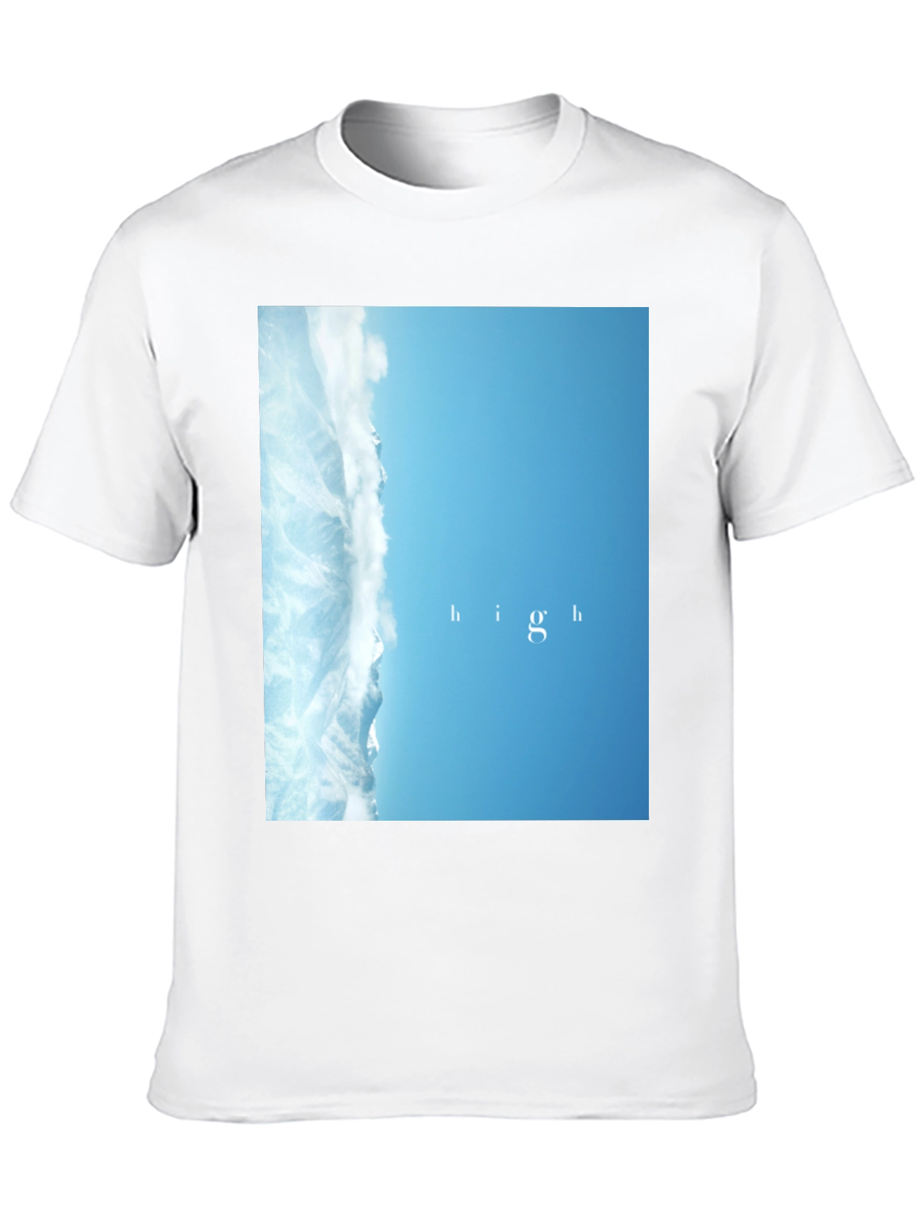 Black High Sky Graphic Black T-Shirt view 10