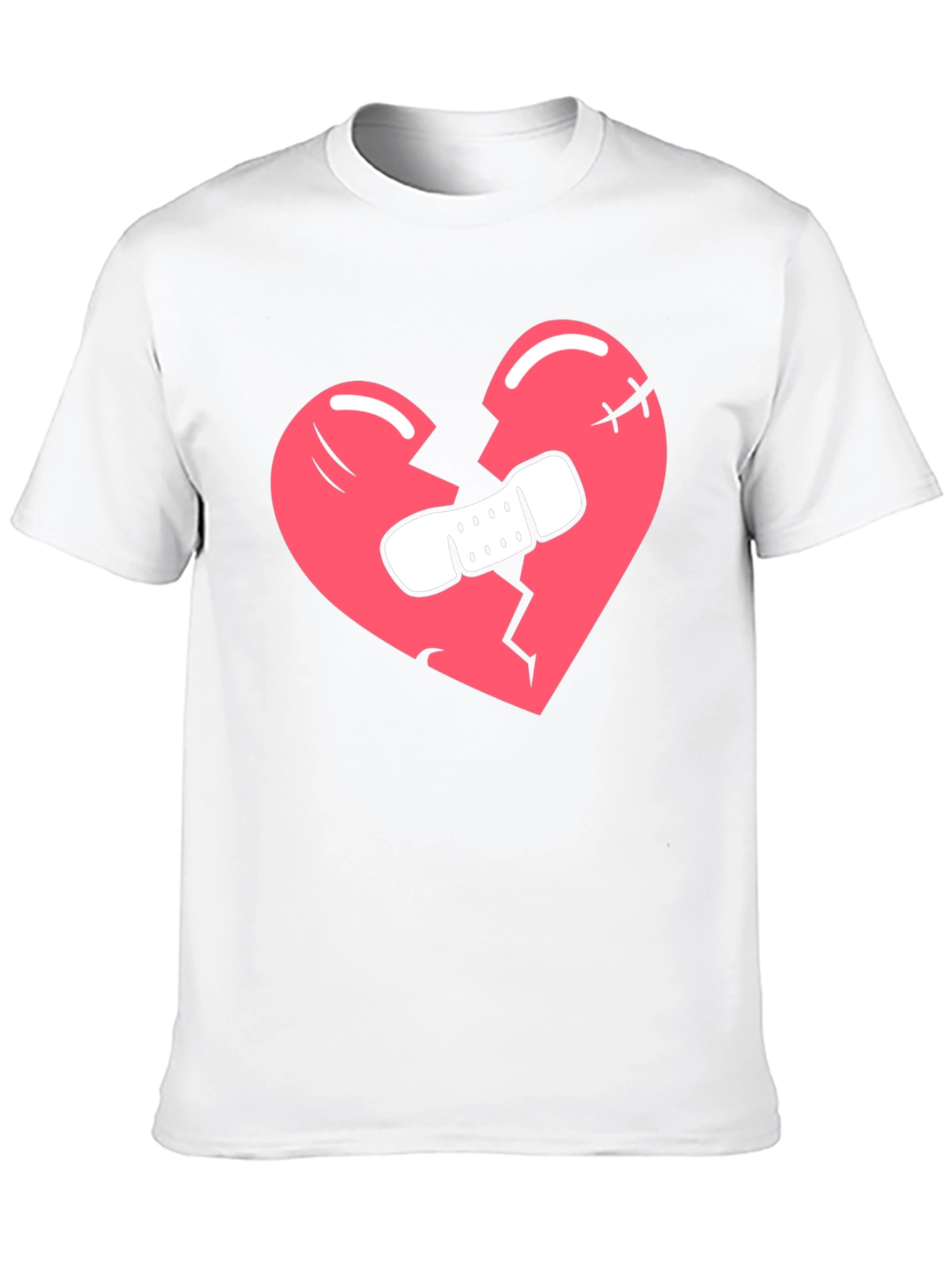 Black Broken Heart T-Shirt - Black Graphic Tee view 10