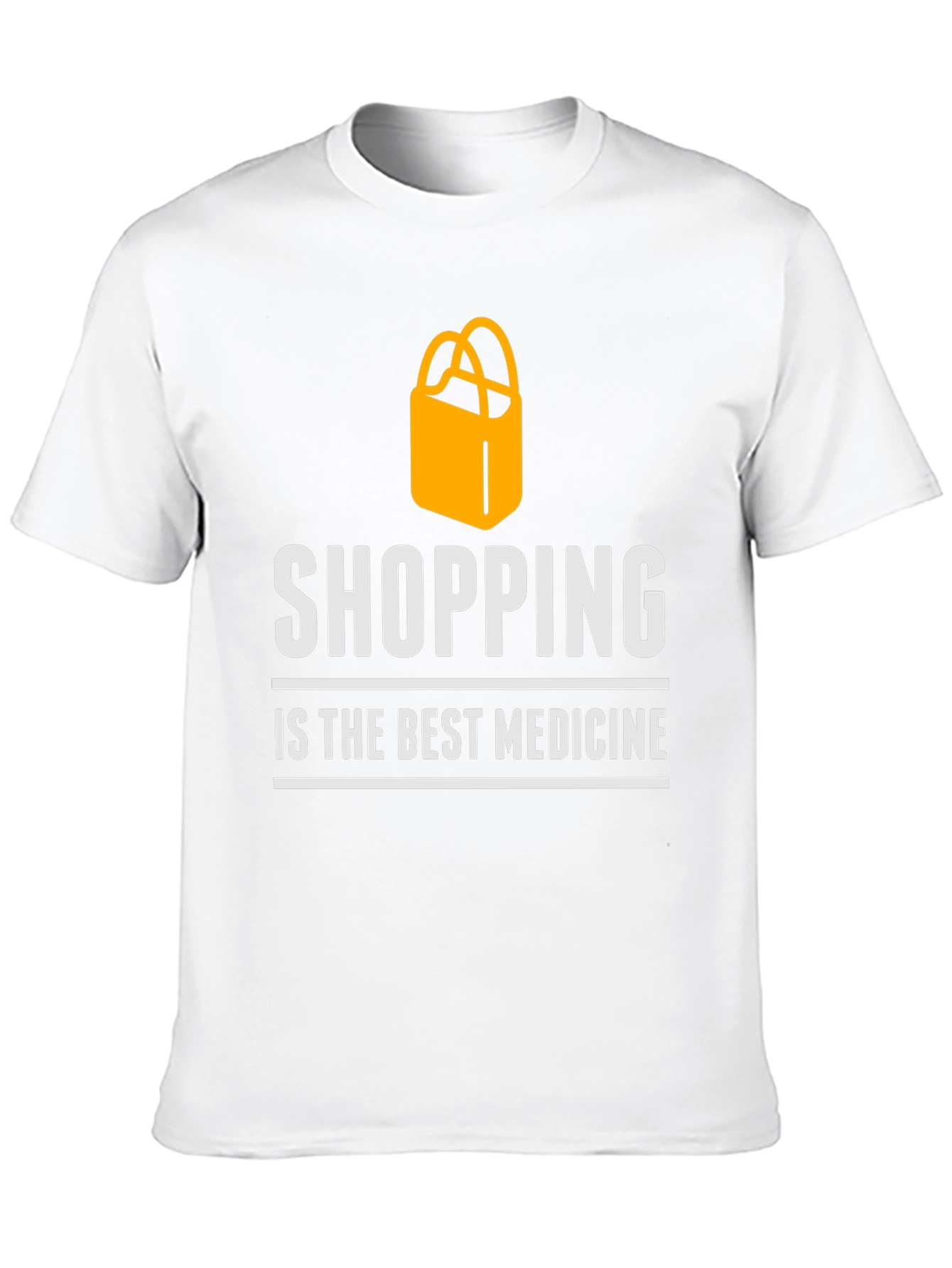 Black Shopping is the Best Medicine T-Shirt view 10