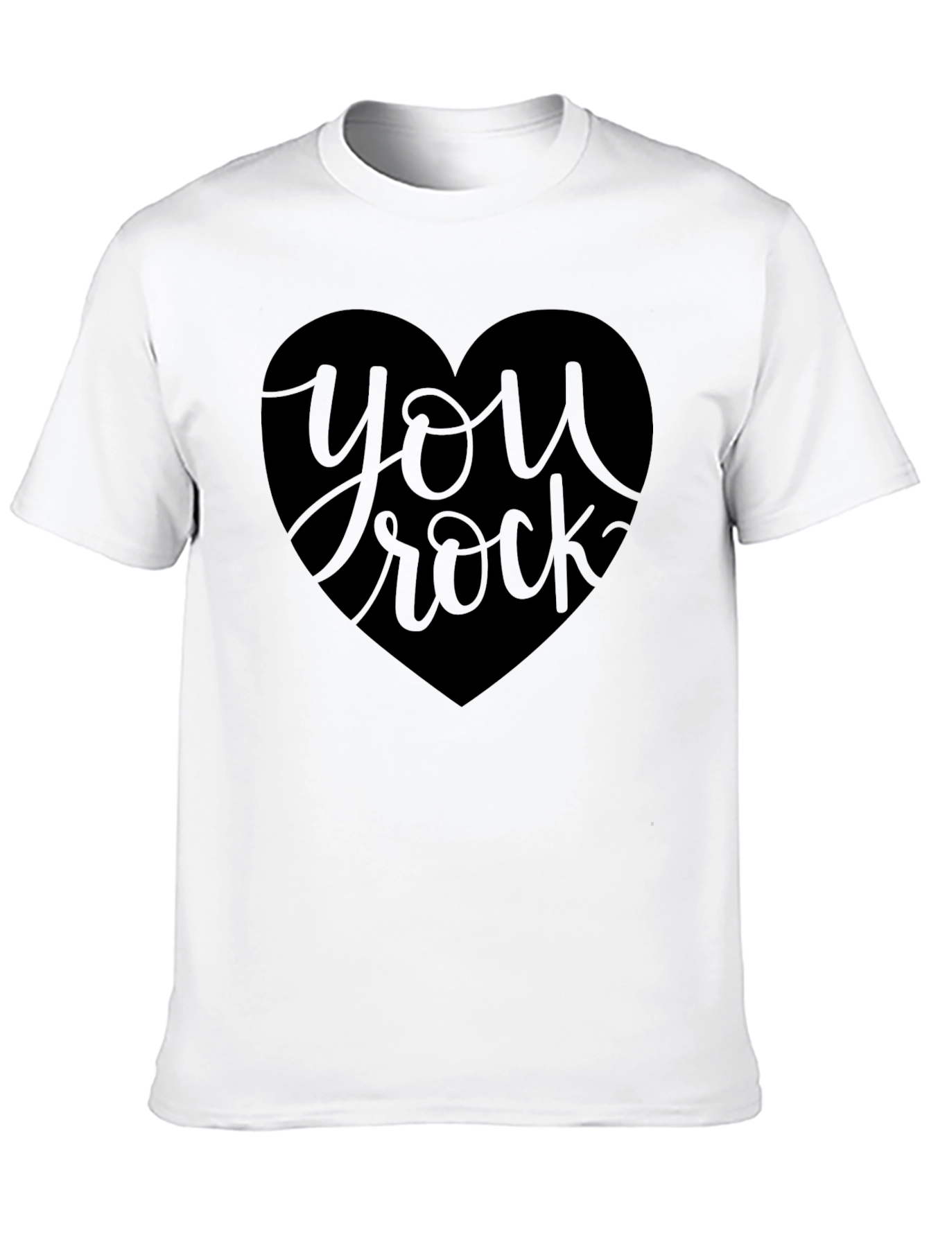 Black You Rock Graphic Black Tee view 10