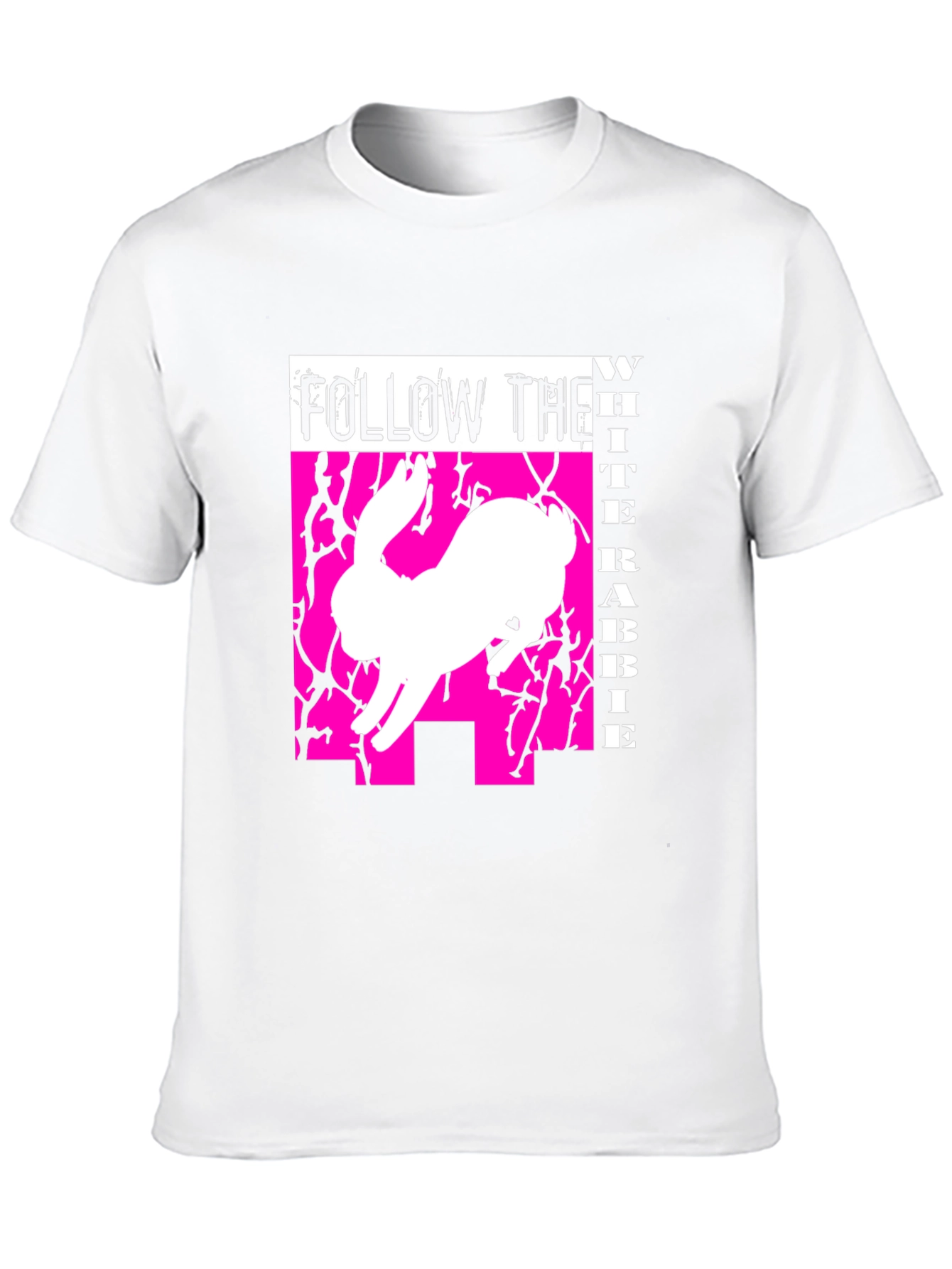 Follow The White Rabbit Graphic Tee - 10