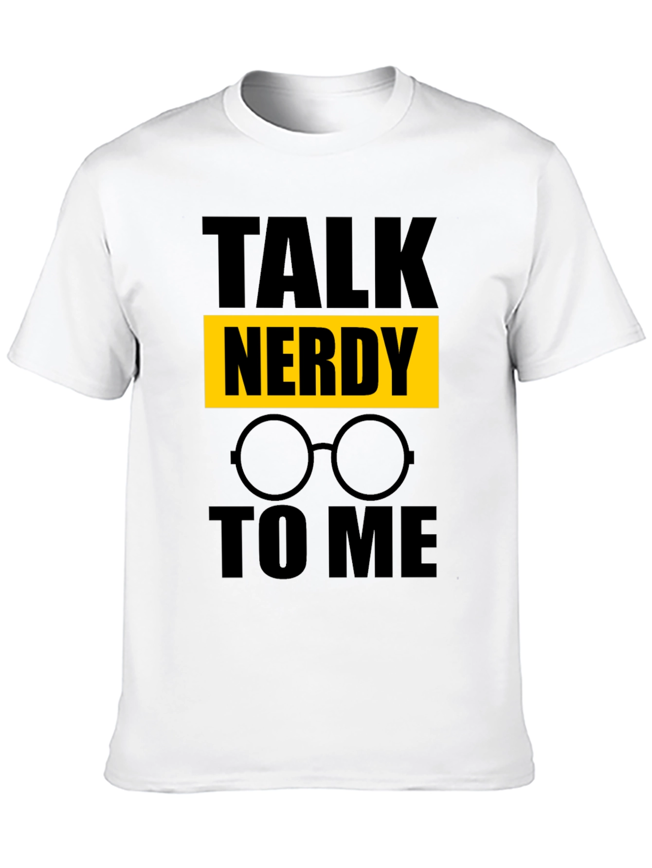 Black Talk Nerdy To Me T-Shirt - Geek Chic view 10