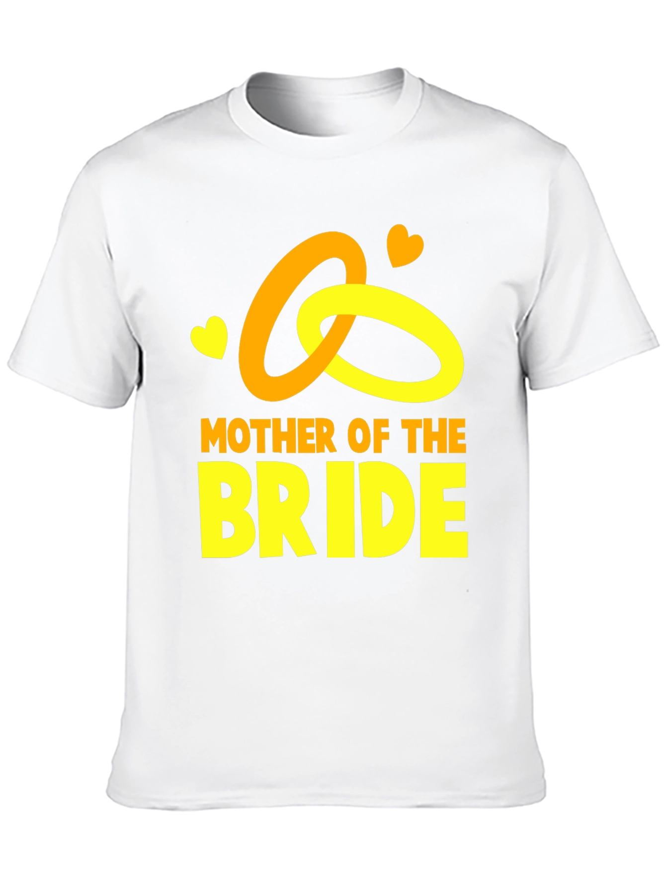 Black Mother of the Bride Black T-Shirt with Gold Rings view 10