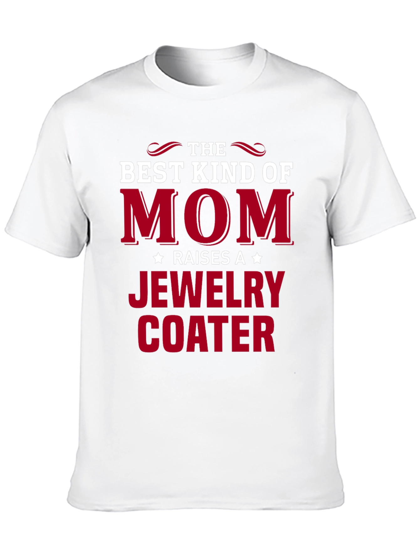 Black Best Kind of Mom Jewelry Coater T-Shirt view 10