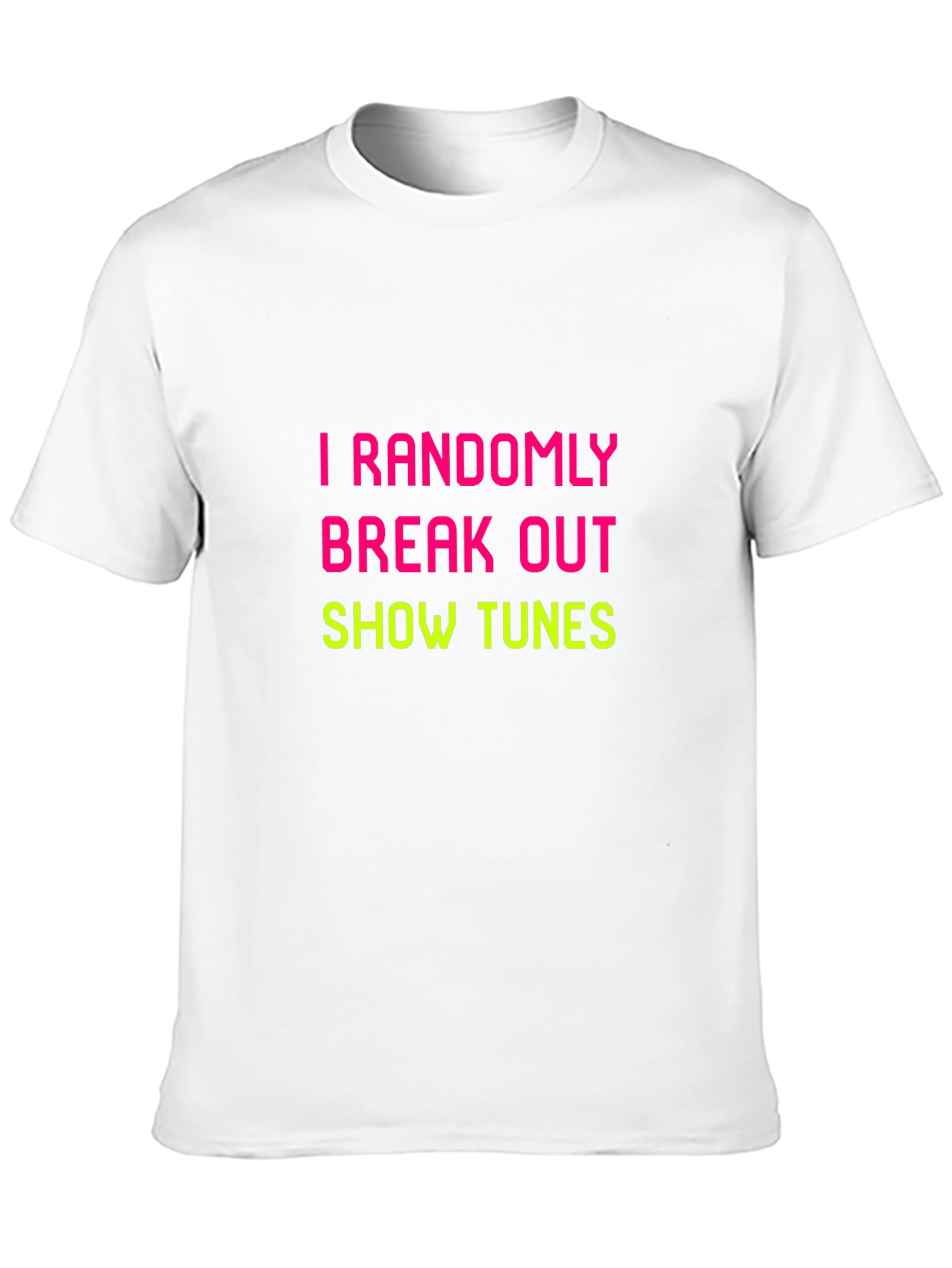 Black Random Show Tunes Graphic Tee view 10